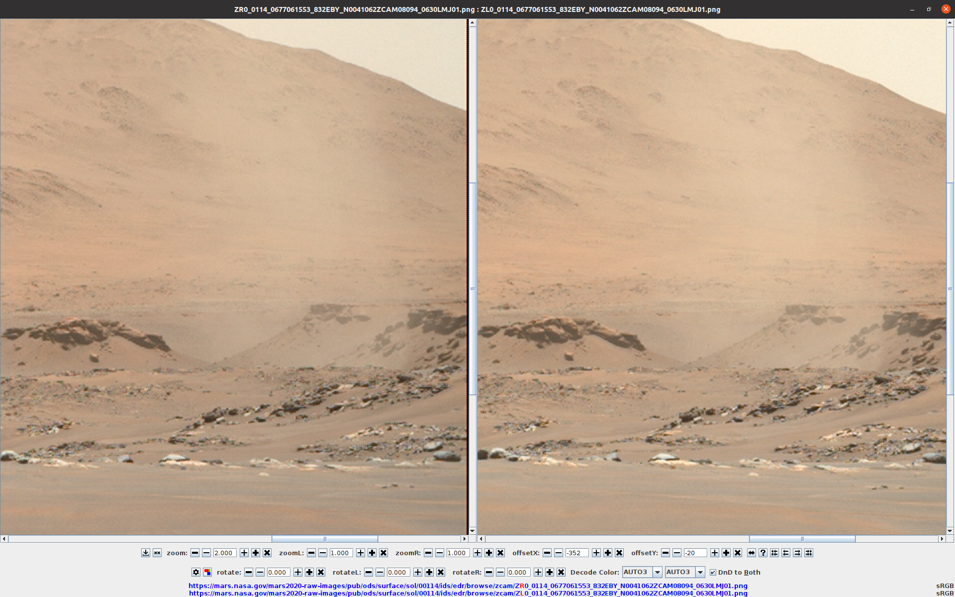 Photo of the Week by the Perseverance rover, stereo version - My, Mars, Rover, Space, Stereophotography, Longpost