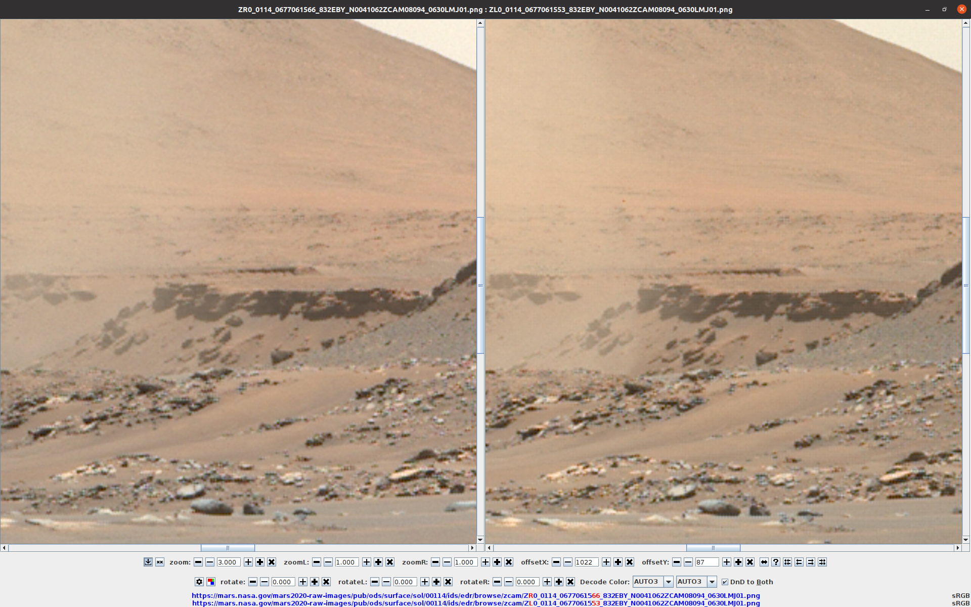 Photo of the Week by the Perseverance rover, stereo version - My, Mars, Rover, Space, Stereophotography, Longpost