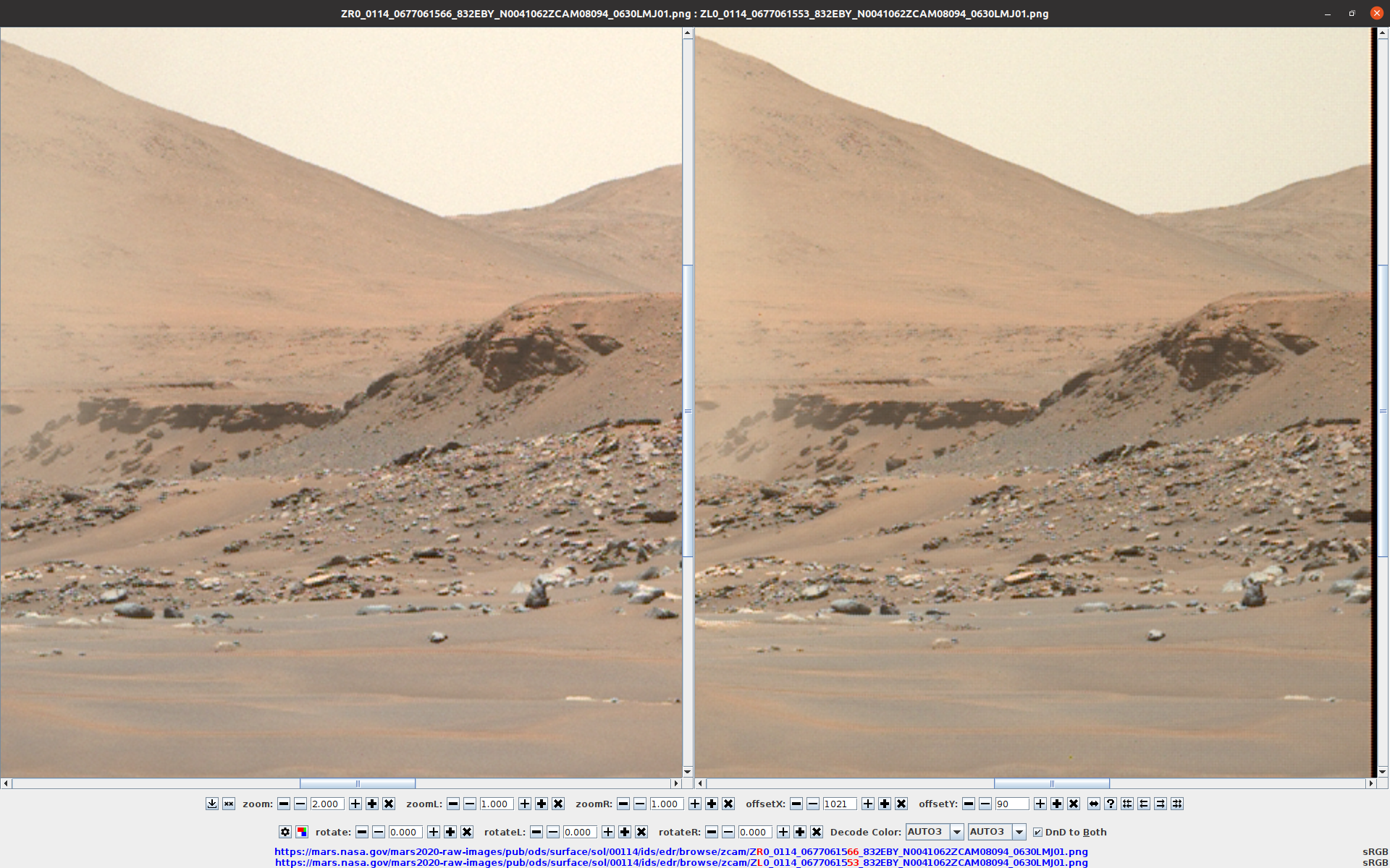 Photo of the Week by the Perseverance rover, stereo version - My, Mars, Rover, Space, Stereophotography, Longpost