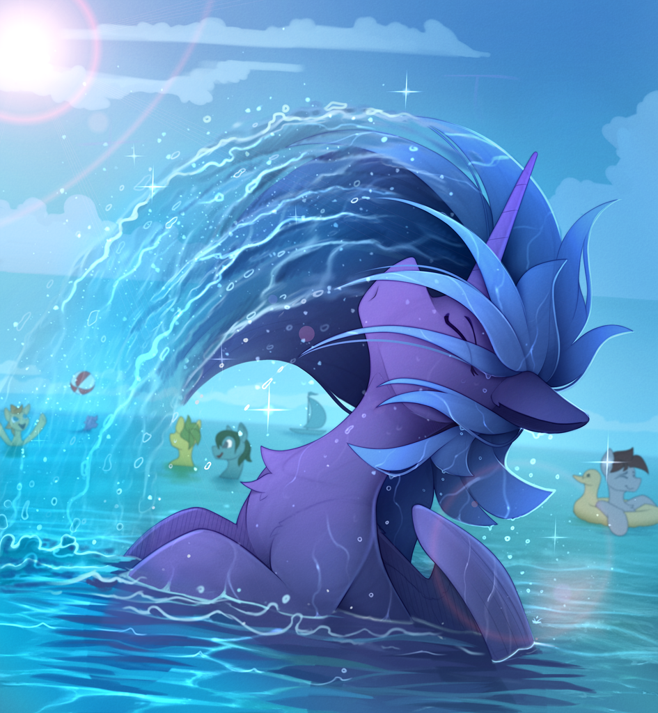 Sea freshness - My little pony, Princess luna, Yakovlev-Vad