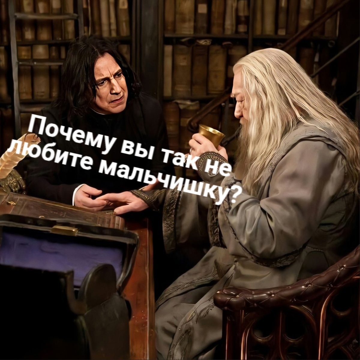 Yes, he got it! - Harry Potter, Albus Dumbledore, Severus Snape, Longpost, Picture with text, Humor