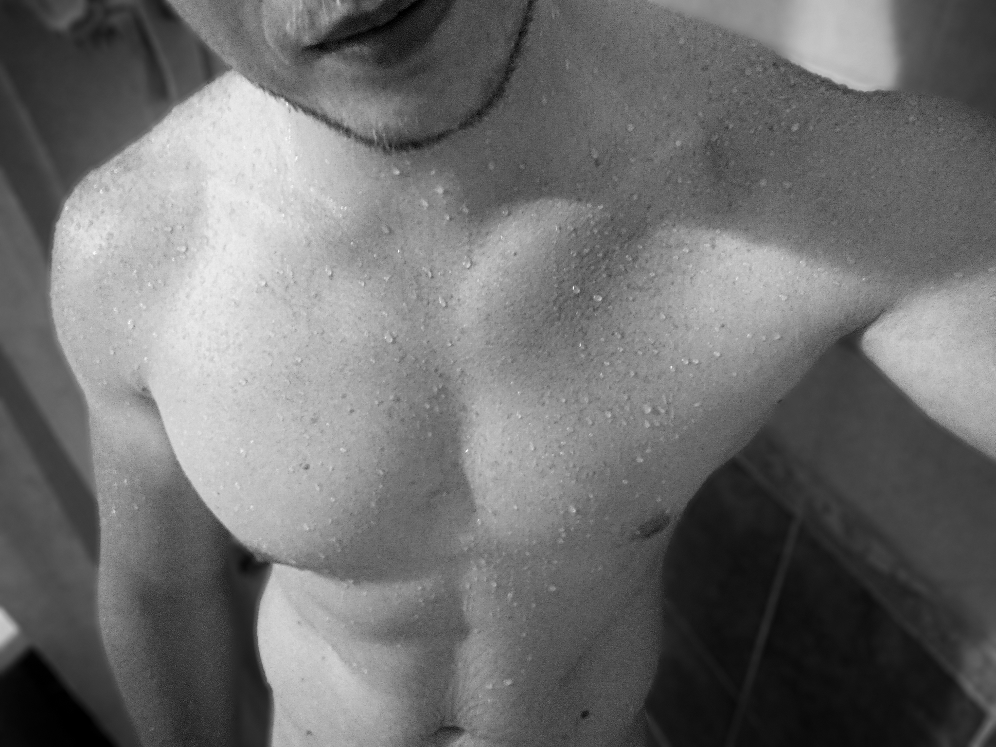 Vodicka - NSFW, My, Girls, Guys, Torso, beauty, Playgirl, Copyright, Longpost, Shower, Water, Author's male erotica