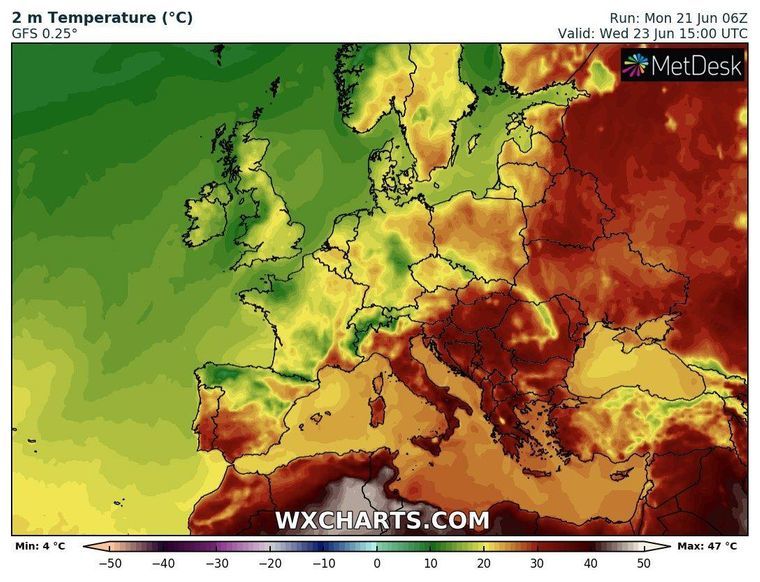 Roast until the end of the week - Weather, Heat, Images