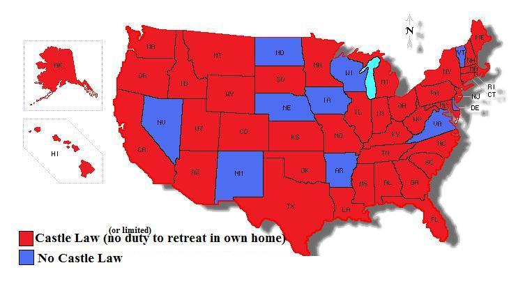 Where in the USA it's good to live with weapons - My, USA, Weapon, Firearms, Cards, Law, Longpost