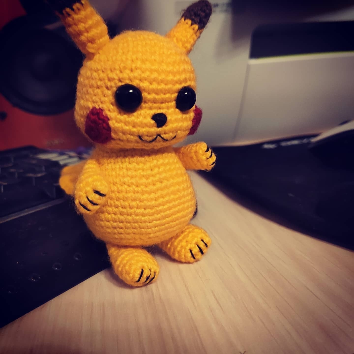 Friday mine - My, Pikachu, Needlework without process, Amigurumi, Pokemon, Longpost