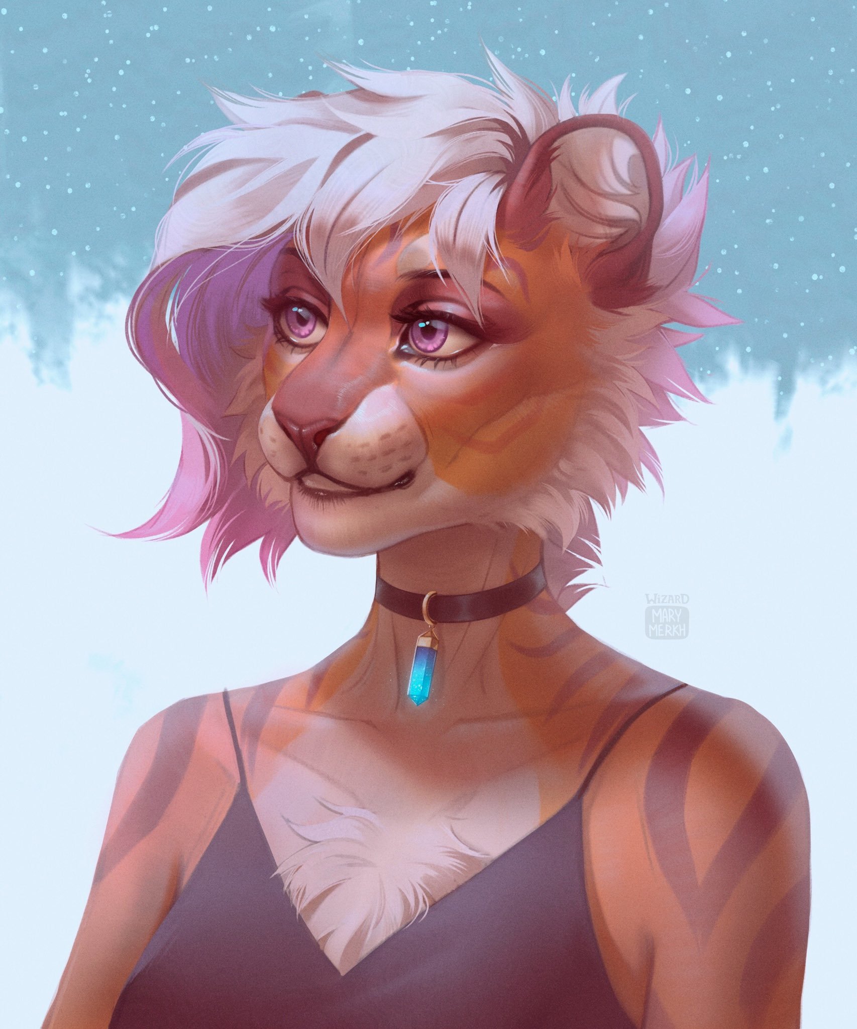 Ray - Furry, Anthro, Art, Furry feline, Marymerkh