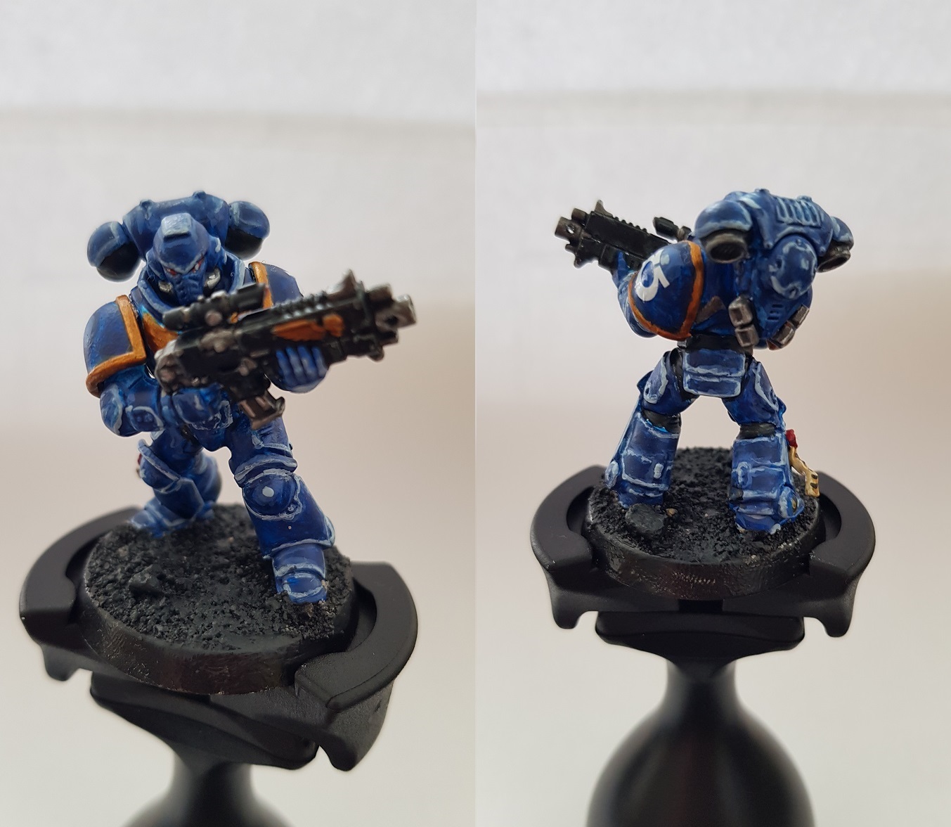 Warhammer 40000: My painting story - My, Warhammer 40k, Ultramarines, Painting miniatures, Story, Mat, Longpost