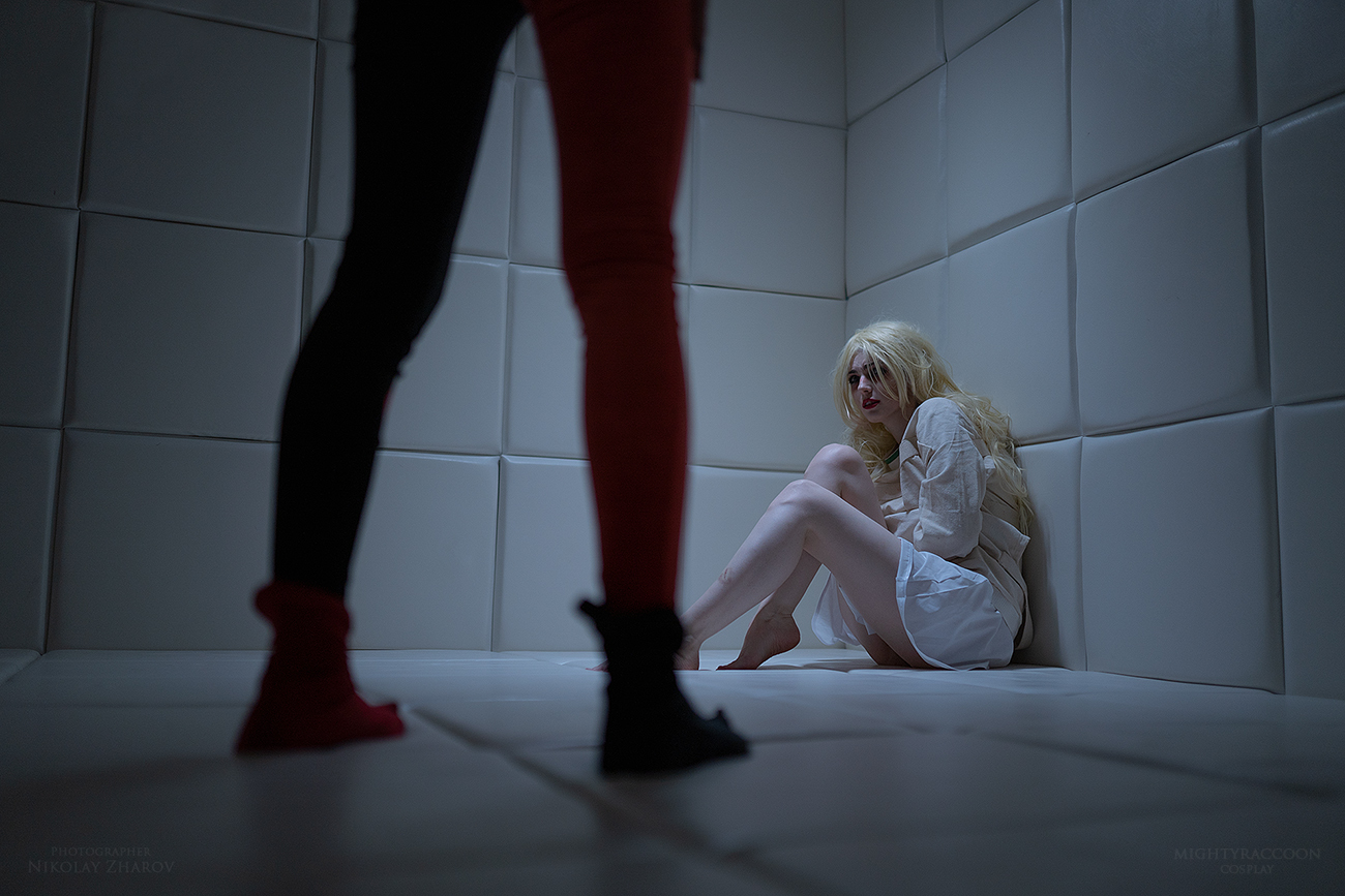 HARLEEN - Harley Quinn by MightyRaccoon - My, Harley quinn, Dc comics, Cosplay, Girls, The photo, Mightyraccoon, Mental hospital, Comics, Longpost