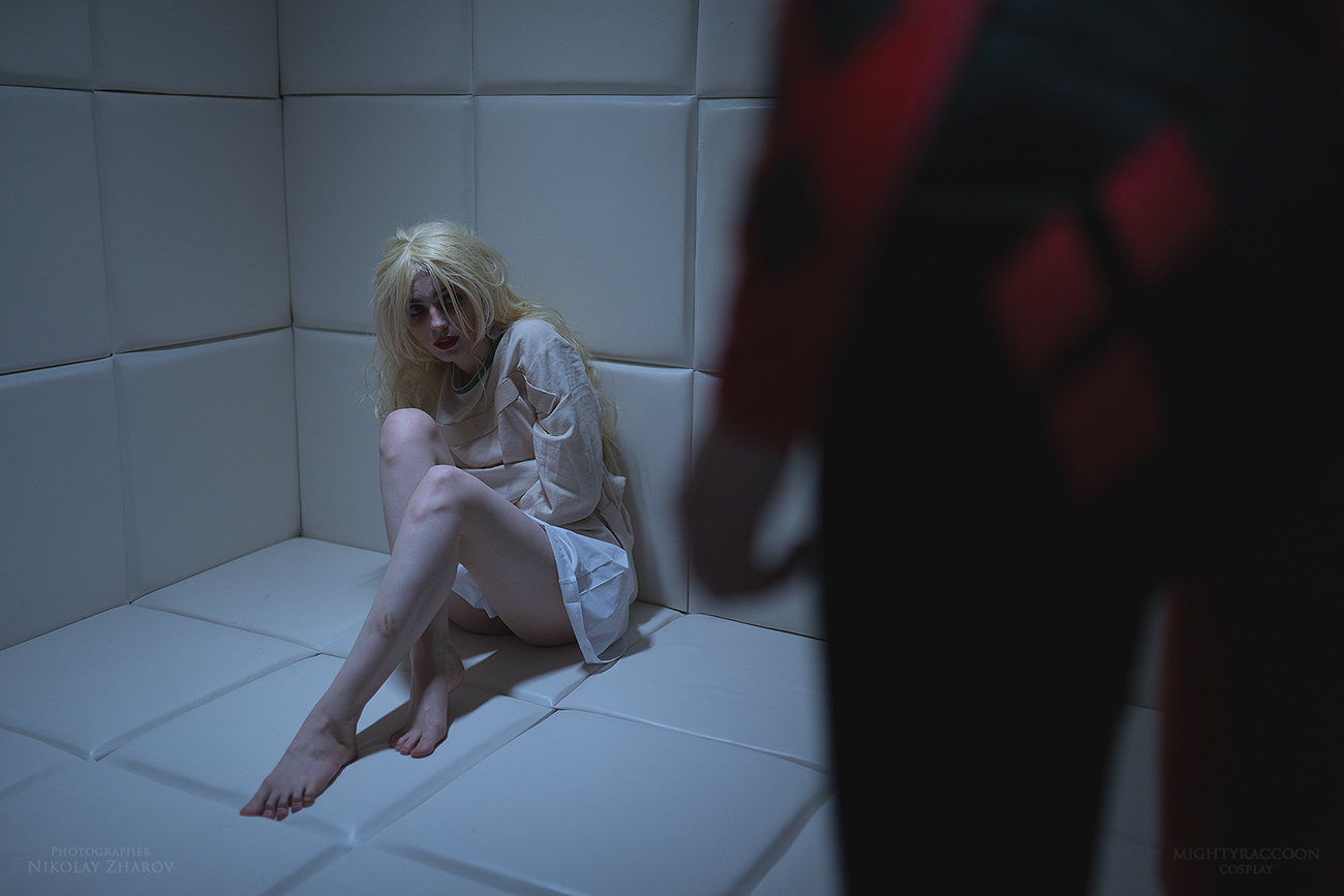 HARLEEN - Harley Quinn by MightyRaccoon - My, Harley quinn, Dc comics, Cosplay, Girls, The photo, Mightyraccoon, Mental hospital, Comics, Longpost