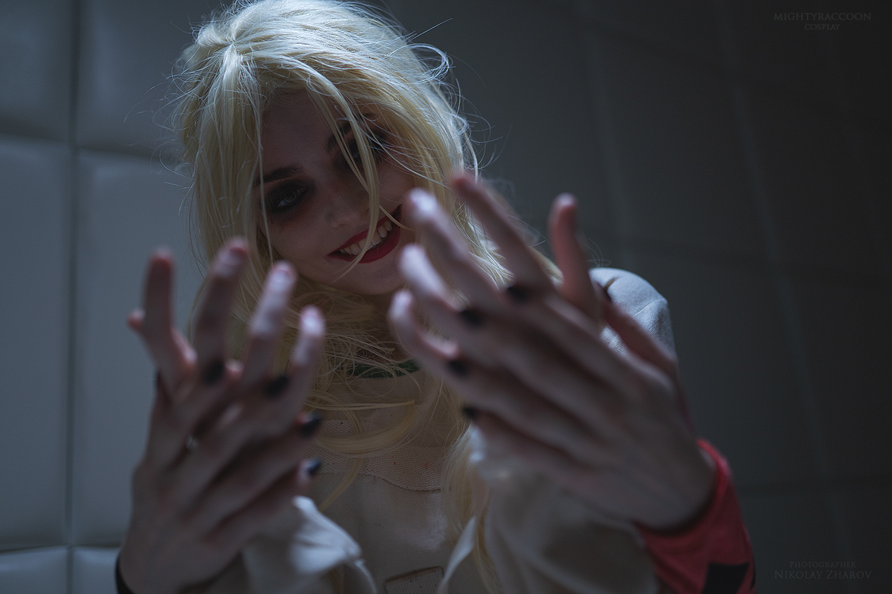 HARLEEN - Harley Quinn by MightyRaccoon - My, Harley quinn, Dc comics, Cosplay, Girls, The photo, Mightyraccoon, Mental hospital, Comics, Longpost