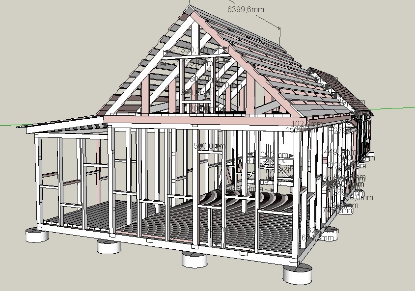 Project Sarayka frame for giving part 2 Frame - My, Frame house, Rukozhop, Longpost