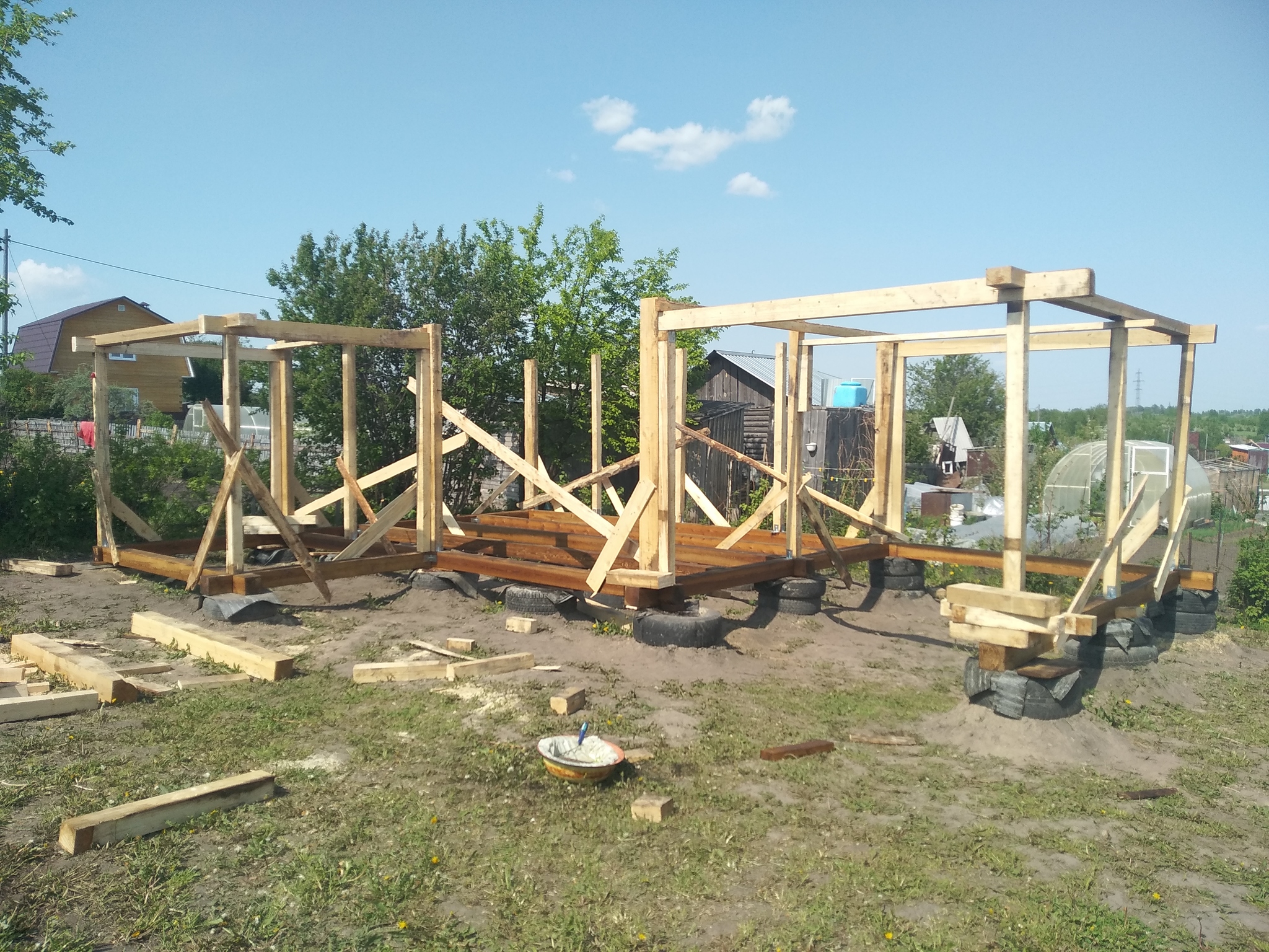 Project Sarayka frame for giving part 2 Frame - My, Frame house, Rukozhop, Longpost