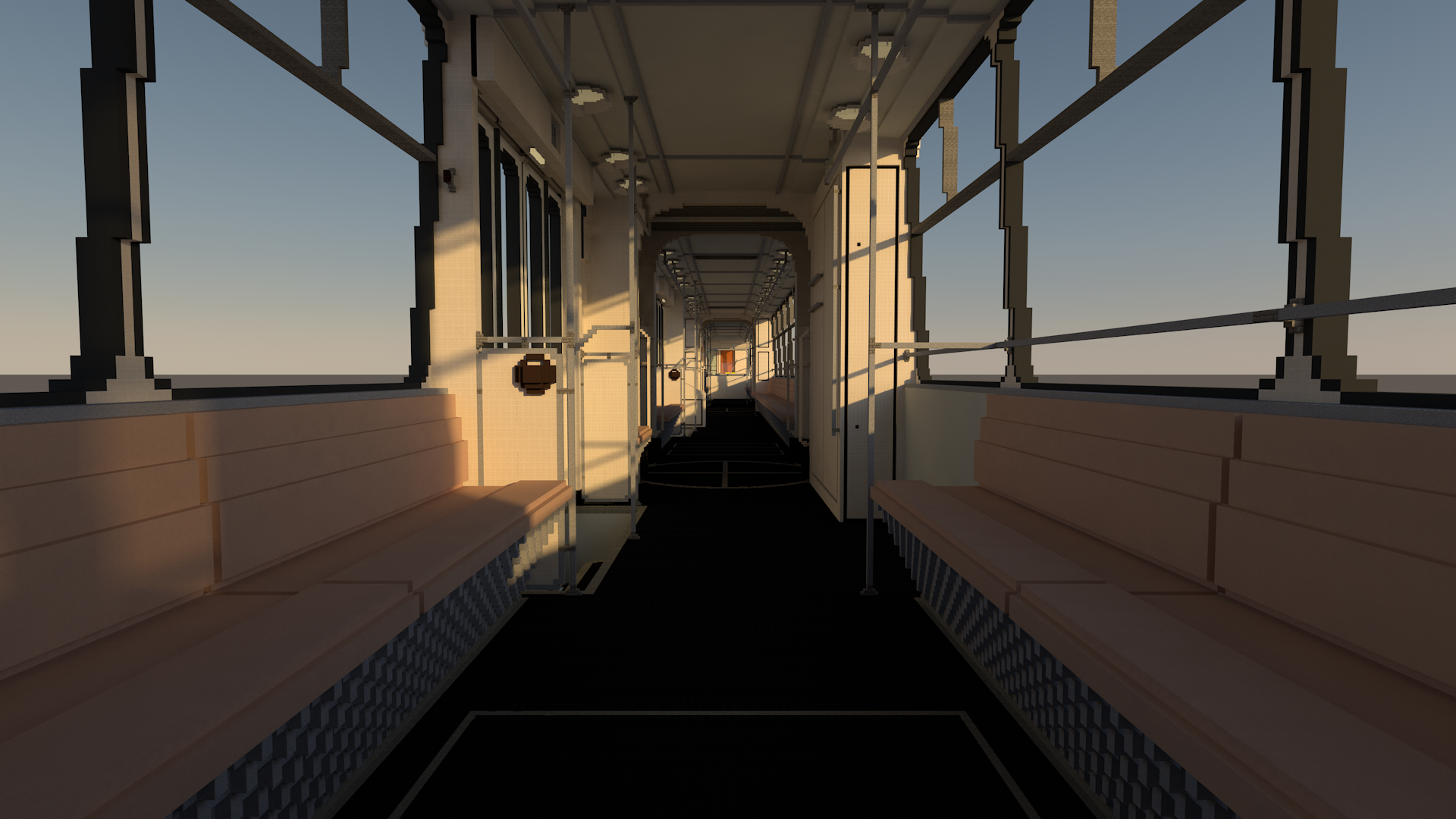 Tram LAN 93 - My, Tram, Minecraft, Games, Render, Longpost