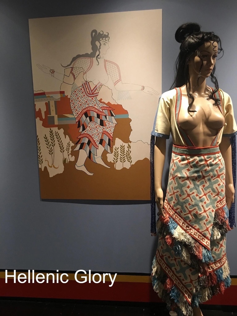 Reconstruction of the clothes of women of the Cretan-Minoan civilization - Cloth, Reconstruction, Dummy, Longpost