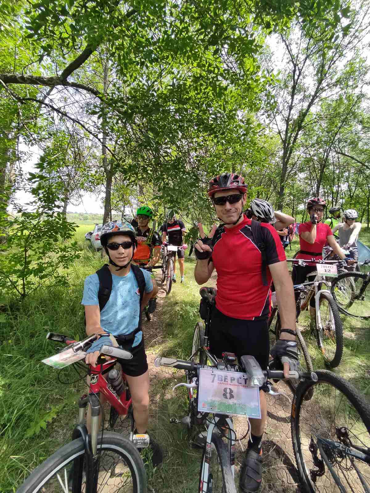 Adventure cycling marathon 7 versts in 2021. In a team with my son! - My, A bike, Cycling, Family, Slimming, Race, Video, Longpost