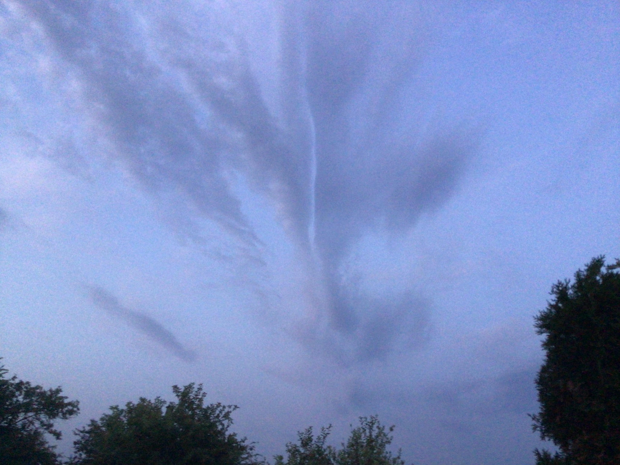 Clouds after a thunderstorm - My, Sky, Thunderstorm