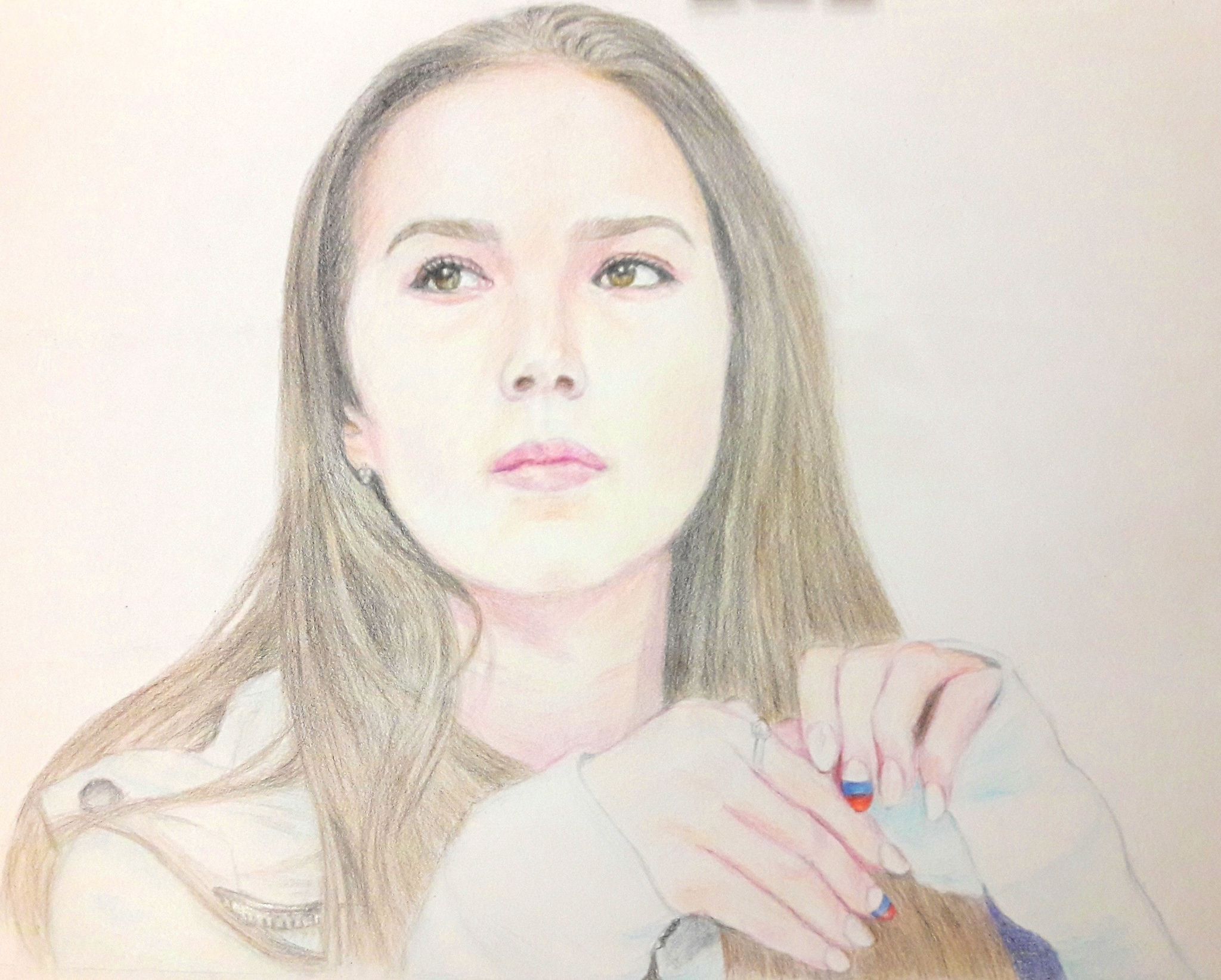 My drawings - My, Self-taught artist, Girls, Pencil drawing, Alina Zagitova