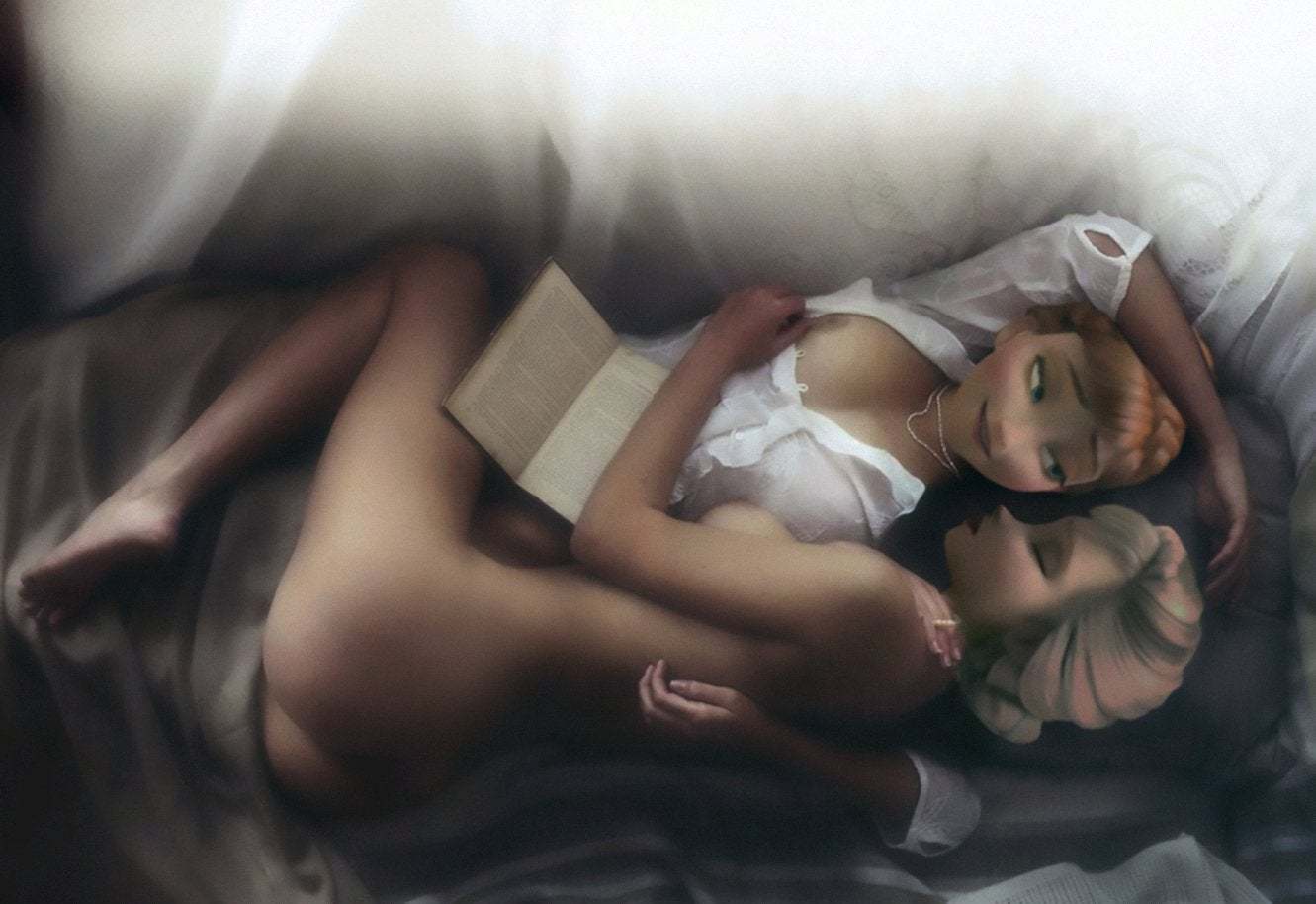 Bliss - NSFW, Art, Hand-drawn erotica, Cold heart, Elsa, Anna, Books, Booty, Nipples, , Breast, Dream