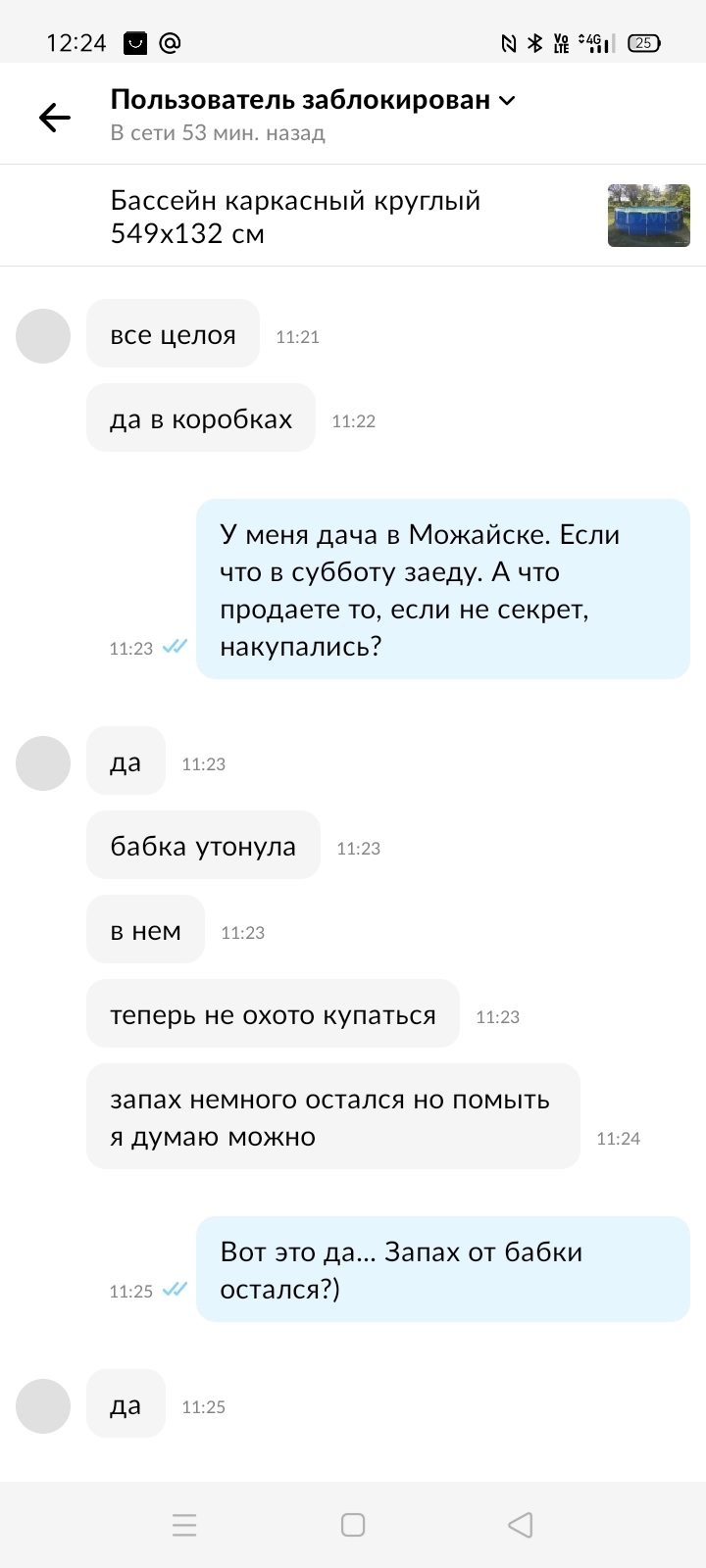 Бассейн б/у 1 сезон :) - Моё, Объявление на авито, Каркасный бассейн, Длиннопост