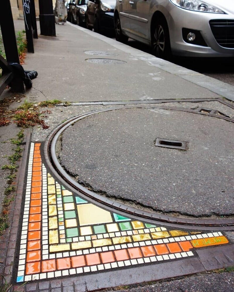 Made with love - Street art, Mosaic, Repair, The photo, Creative, Longpost