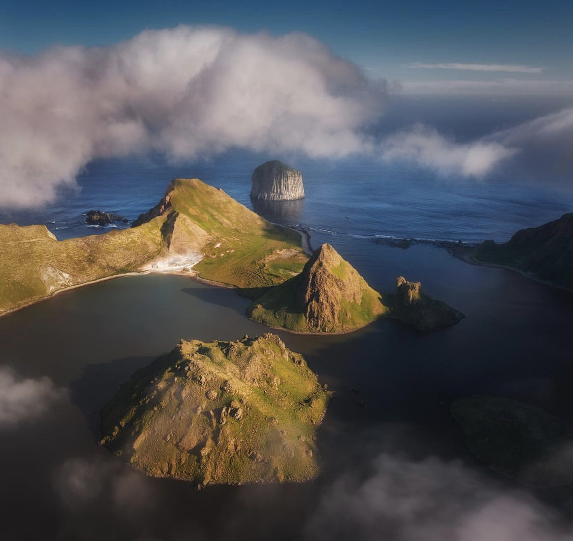 Yankich Island, Kuriles - Yankicha, Kurile Islands, Uninhabited island, Travel across Russia, Landscape, Sakhalin Region