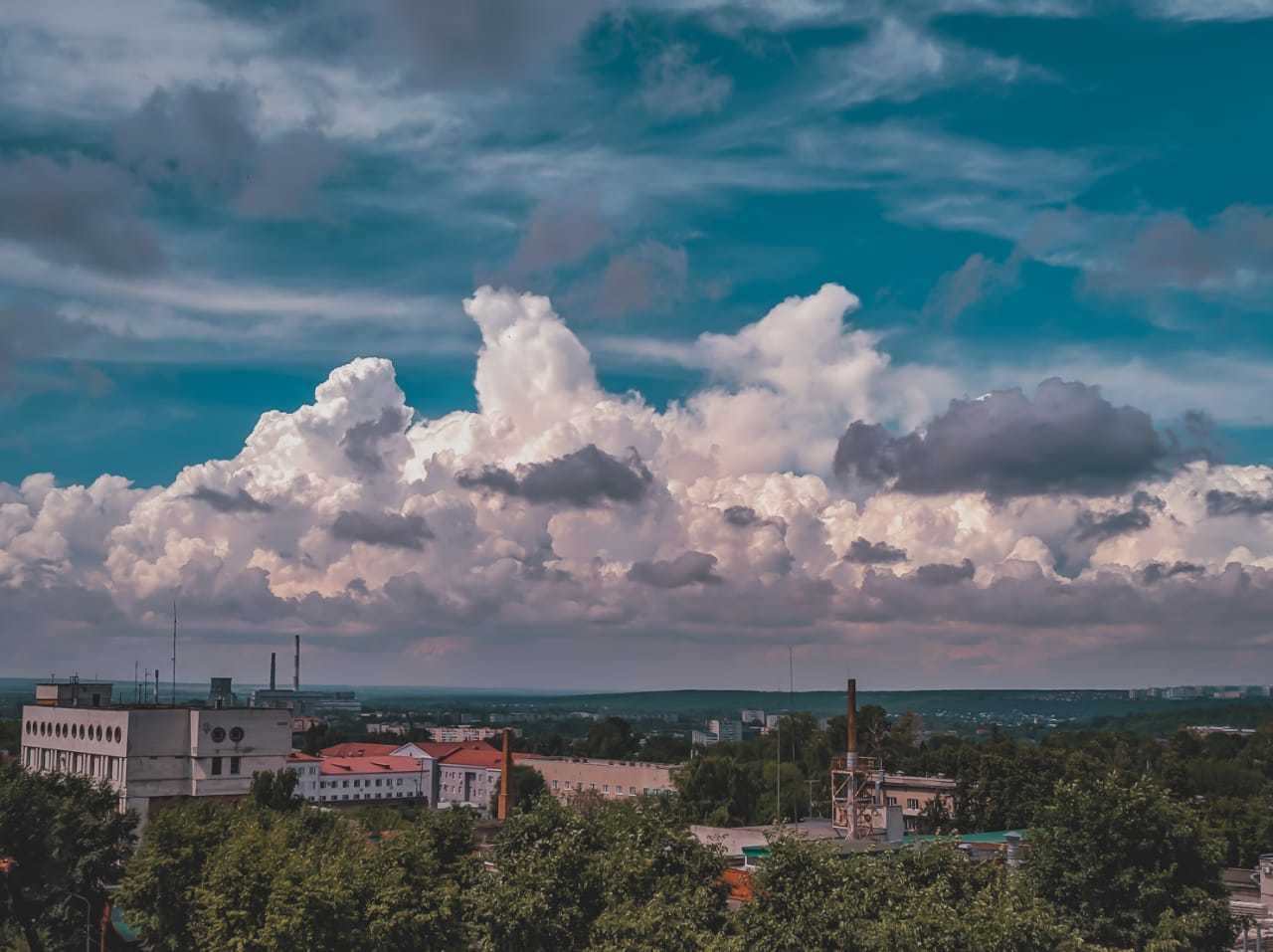 promising clouds - My, Clouds, Rain, July, Sky