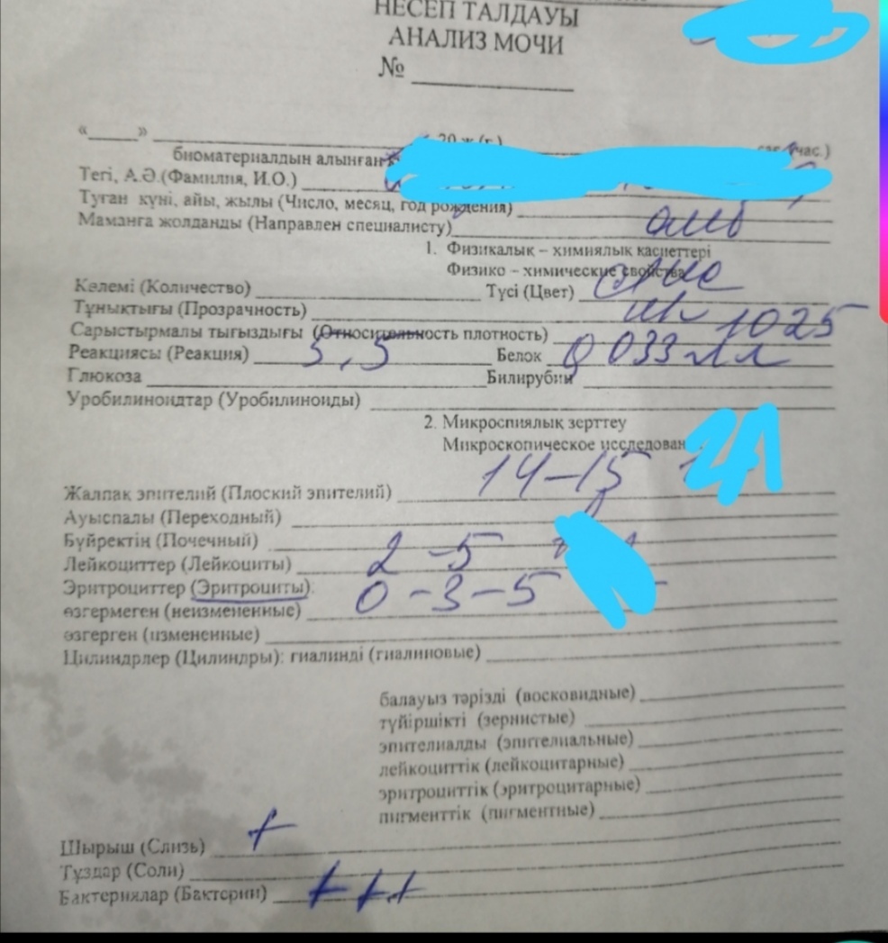 Помогите пожалуйста расшифровать анализ | Пикабу