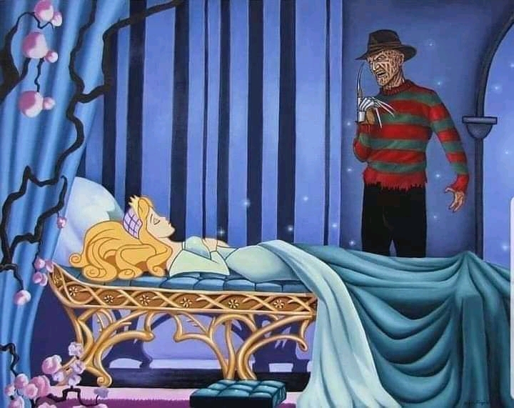 Fairy tales vs horror - Story, Cartoons, Horror, Freddy Krueger, Jason Voorhees, Longpost