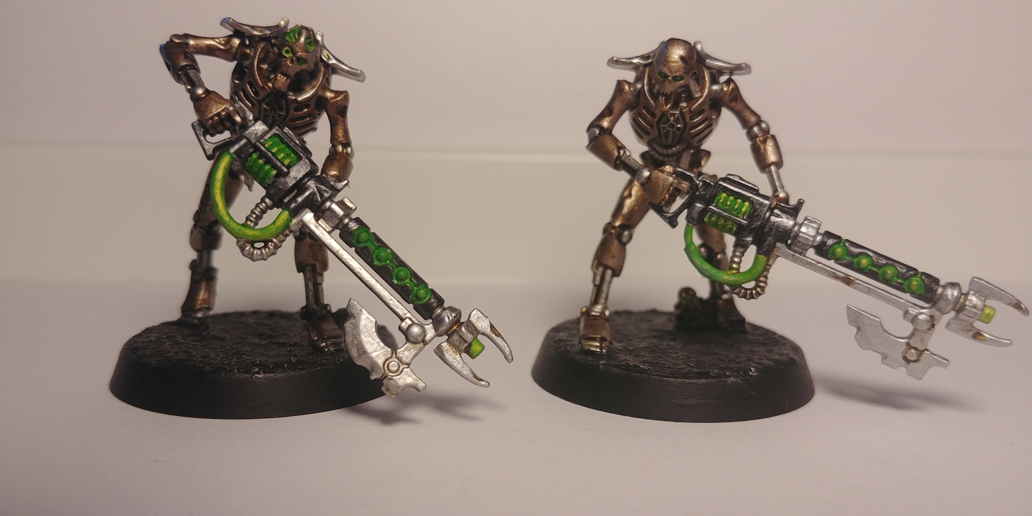 My first necrons - My, Wh miniatures, Painting, Longpost