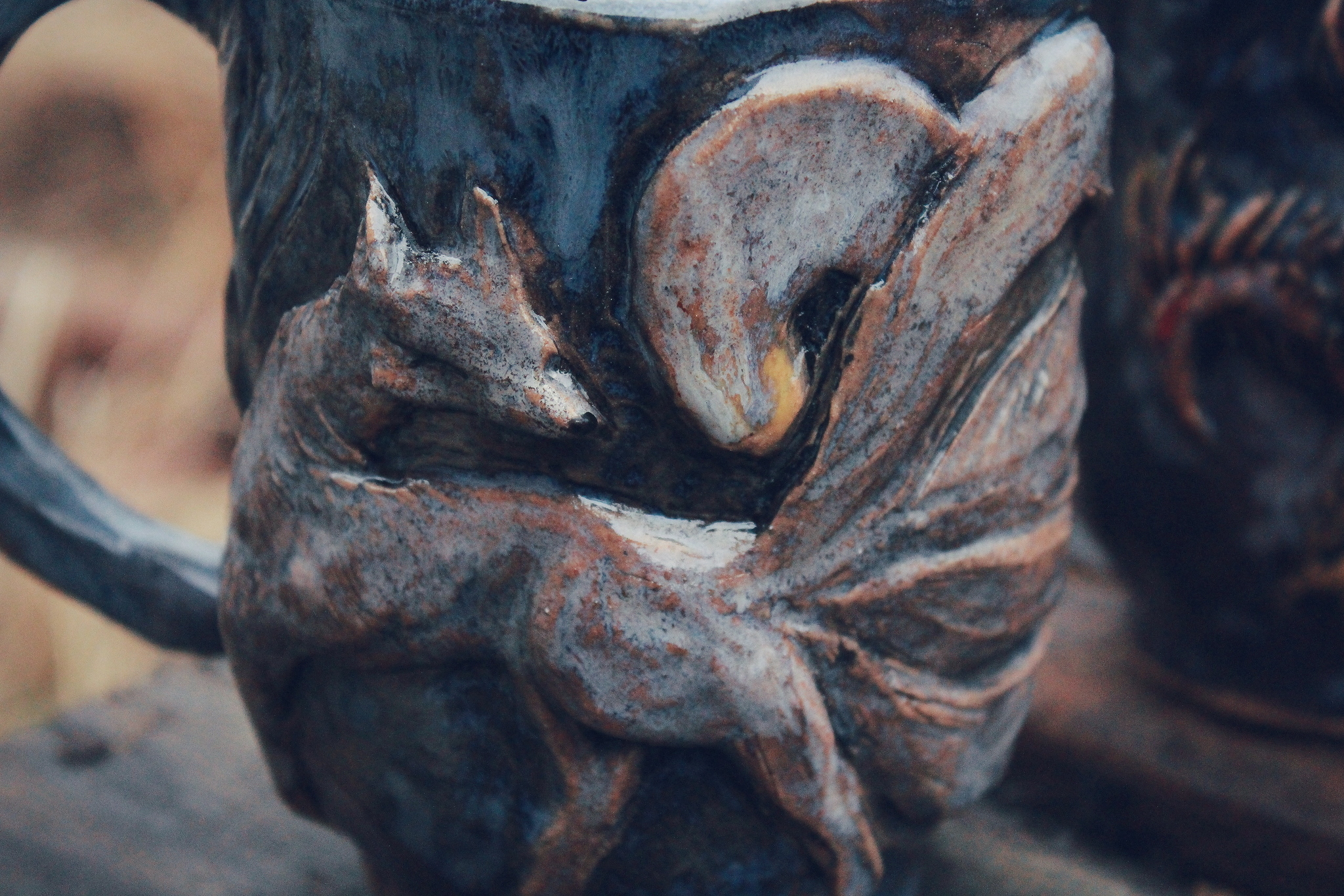 Fairy trinity mugs - My, Fantasy, Dark fantasy, Story, Ceramics, Handmade, Longpost