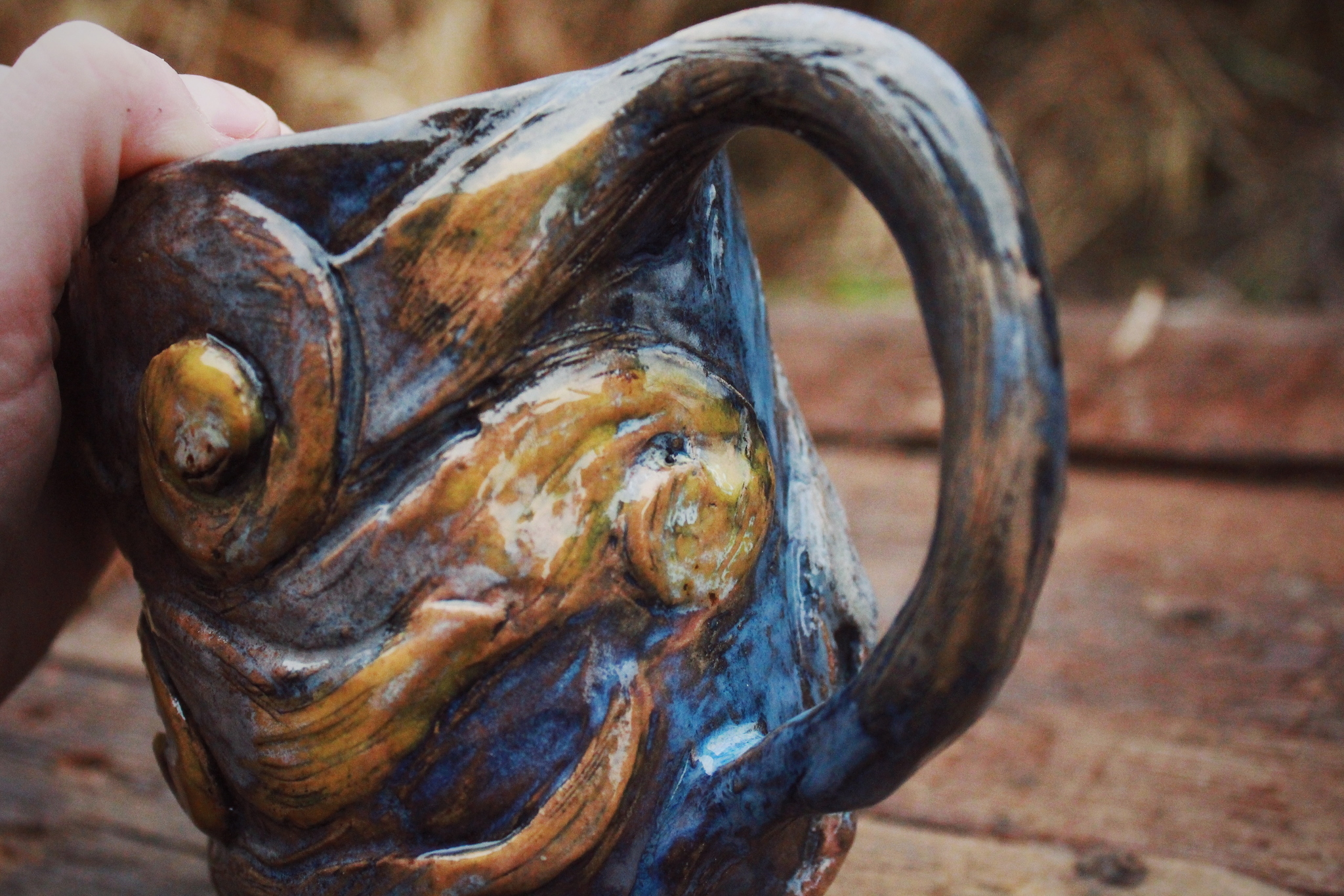 Fairy trinity mugs - My, Fantasy, Dark fantasy, Story, Ceramics, Handmade, Longpost
