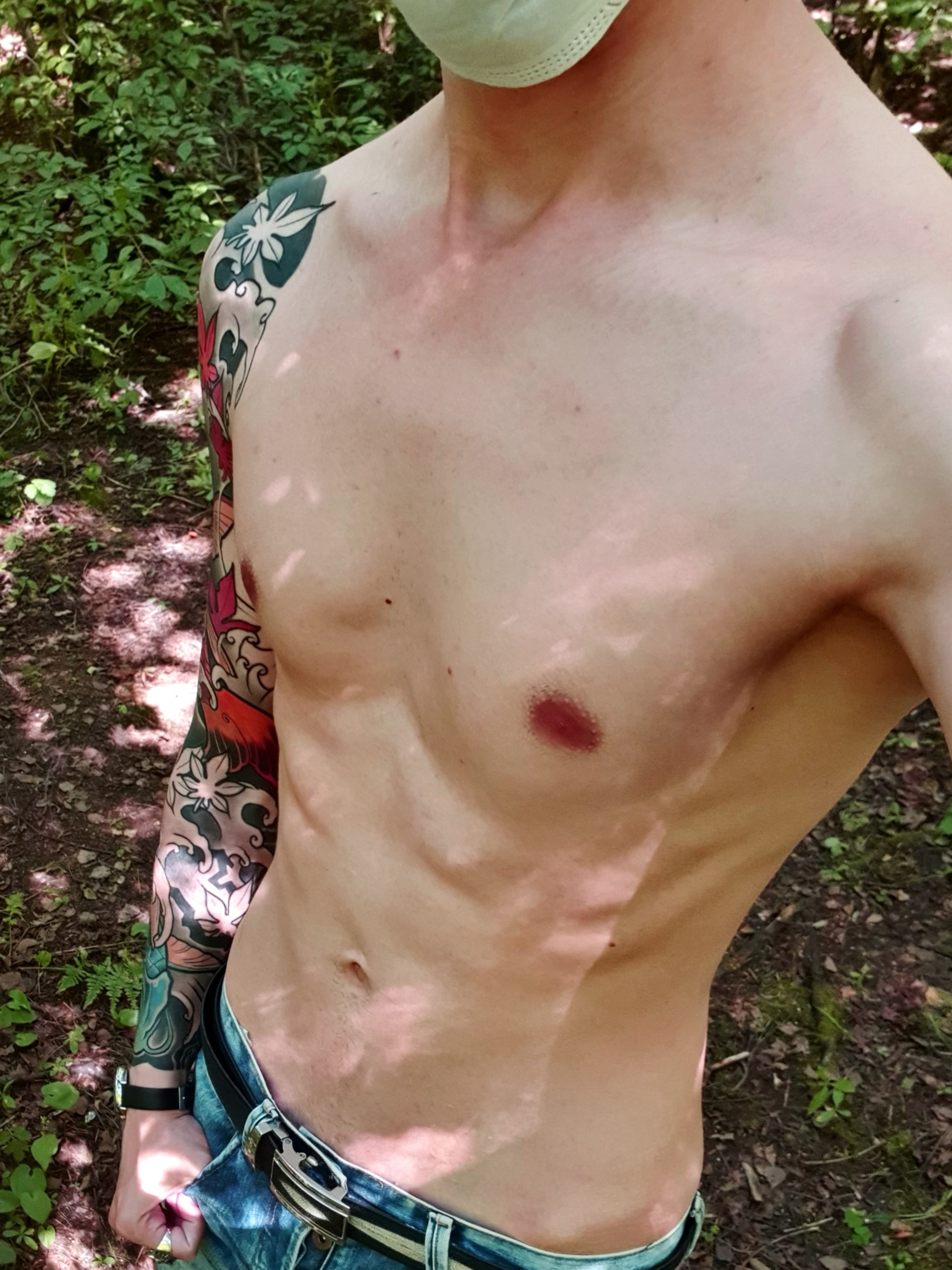 Continuation of the post Morning Walk - NSFW, My, Penis, Nudity, Press, 18+, Sexuality, Playgirl, Copyright, Tattoo, Reply to post, Longpost