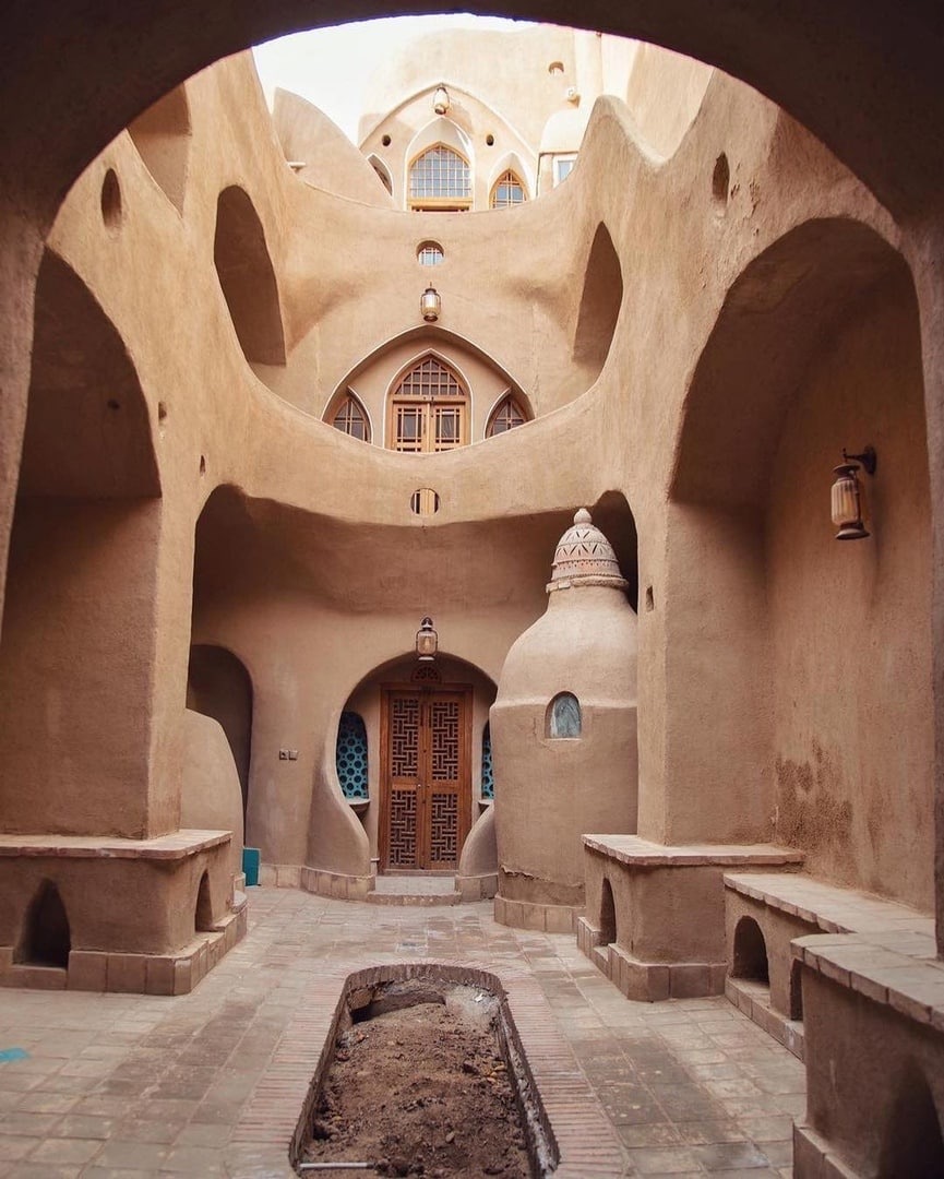 Ahavan house in Kashan, Iran, 1920 - Iran, Architecture, Longpost