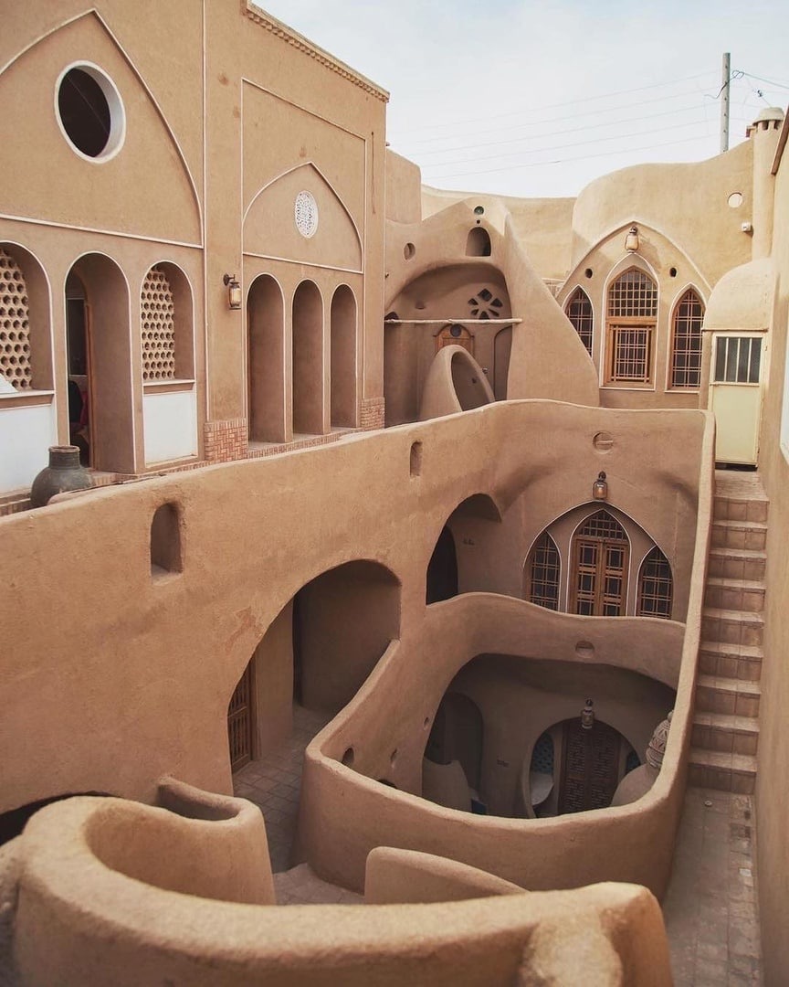 Ahavan house in Kashan, Iran, 1920 - Iran, Architecture, Longpost