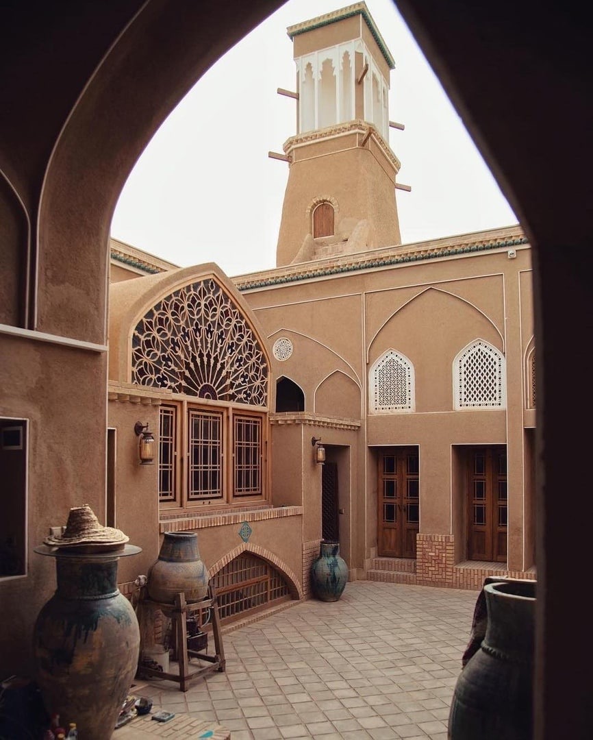 Ahavan house in Kashan, Iran, 1920 - Iran, Architecture, Longpost