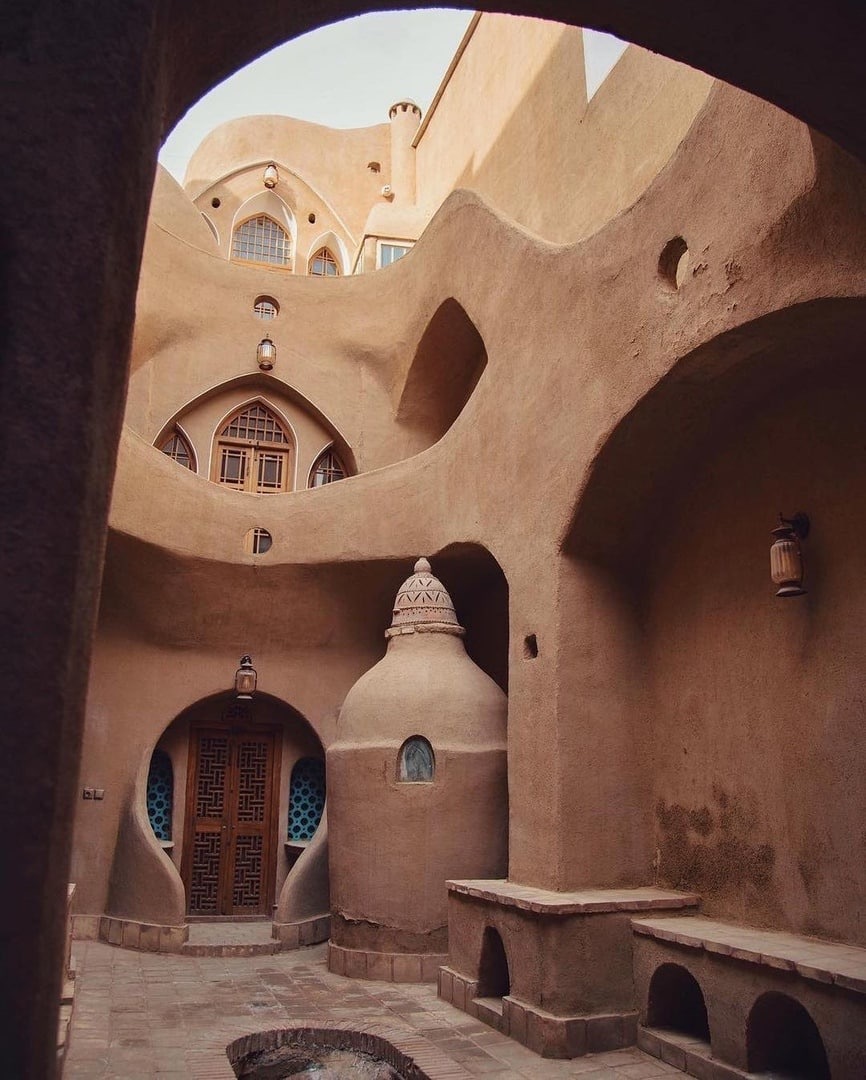 Ahavan house in Kashan, Iran, 1920 - Iran, Architecture, Longpost