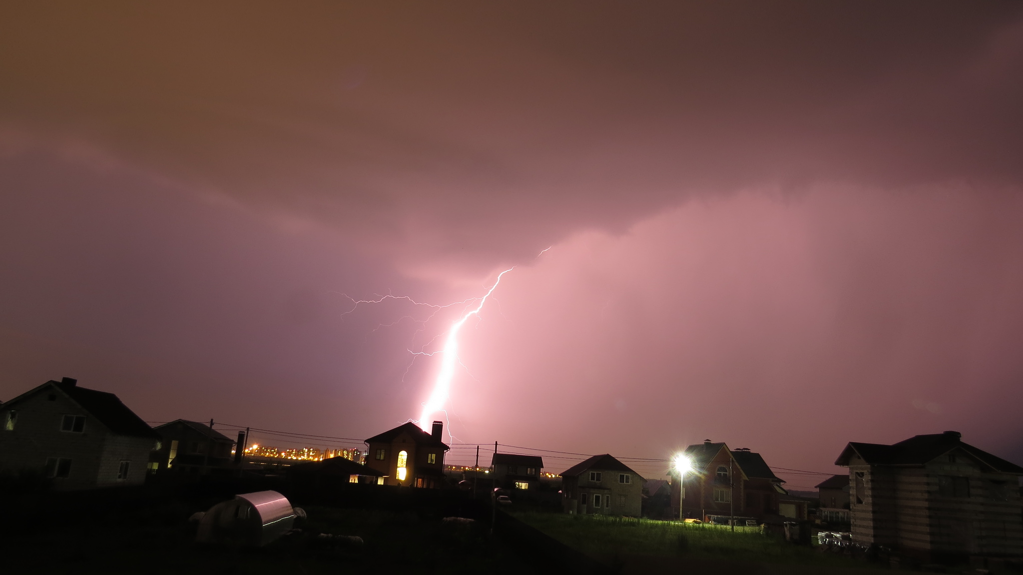 Lightning hunting - My, Lightning, Thunderstorm, Storm, Longpost