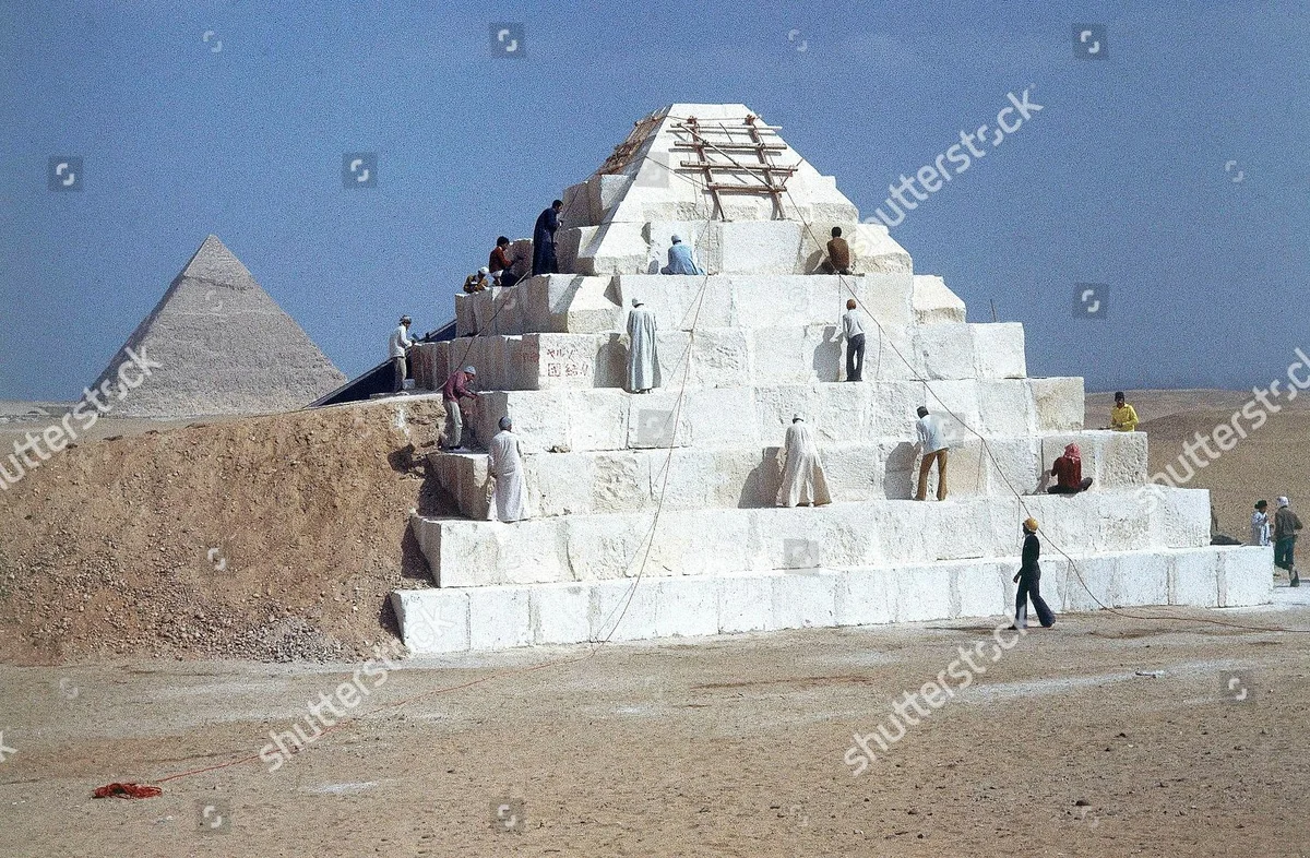 How not to build the pyramid of Cheops. Proven by the Japanese in practice - Pyramids of Egypt, Experiment, Japanese, , Text, The photo, Longpost