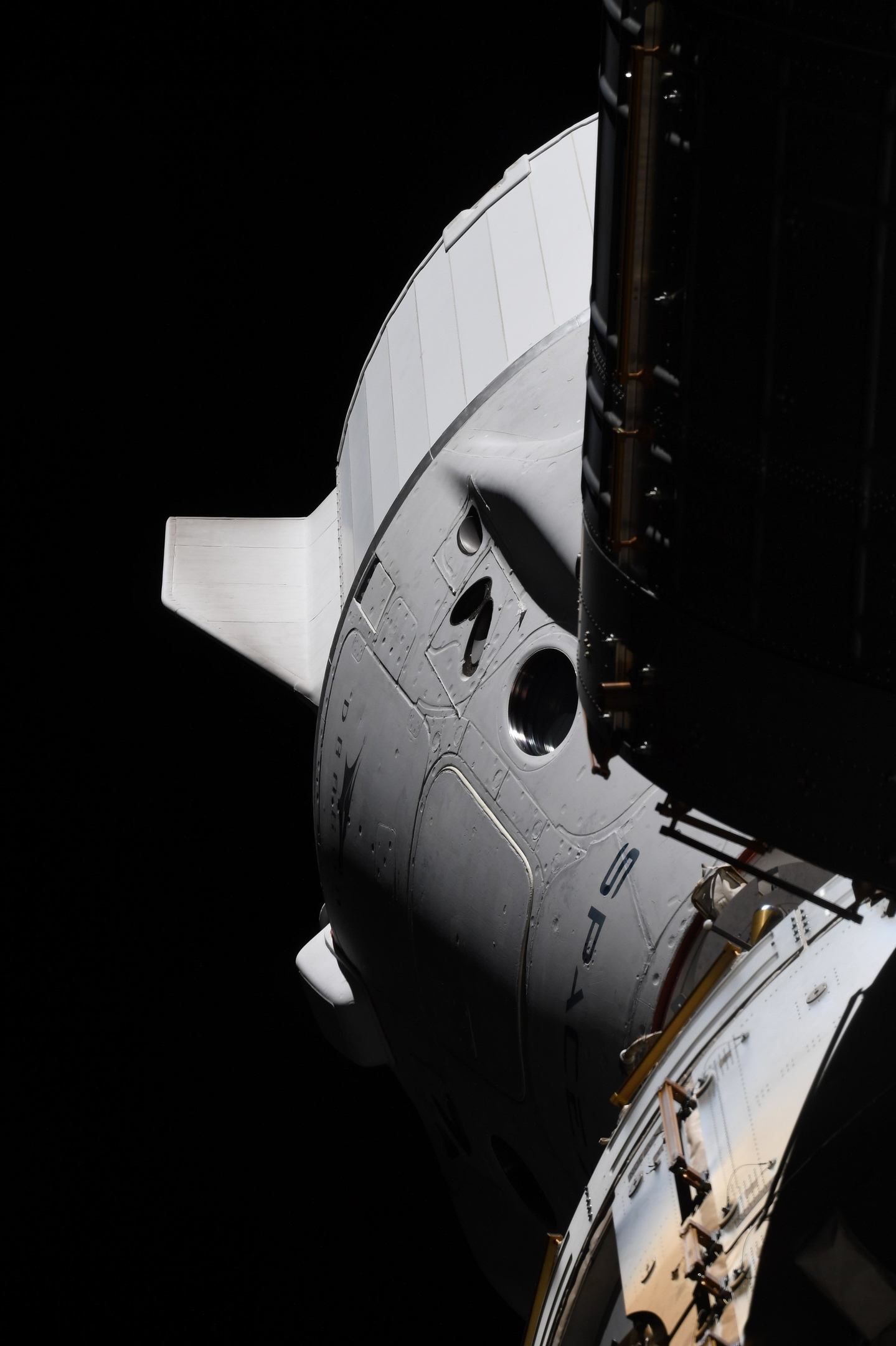 Cargo Dragon truck left the ISS - Spacex, Technologies, Cosmonautics, Space, Engineering, Spaceship, USA, The Dragon, , ISS, The photo, Longpost