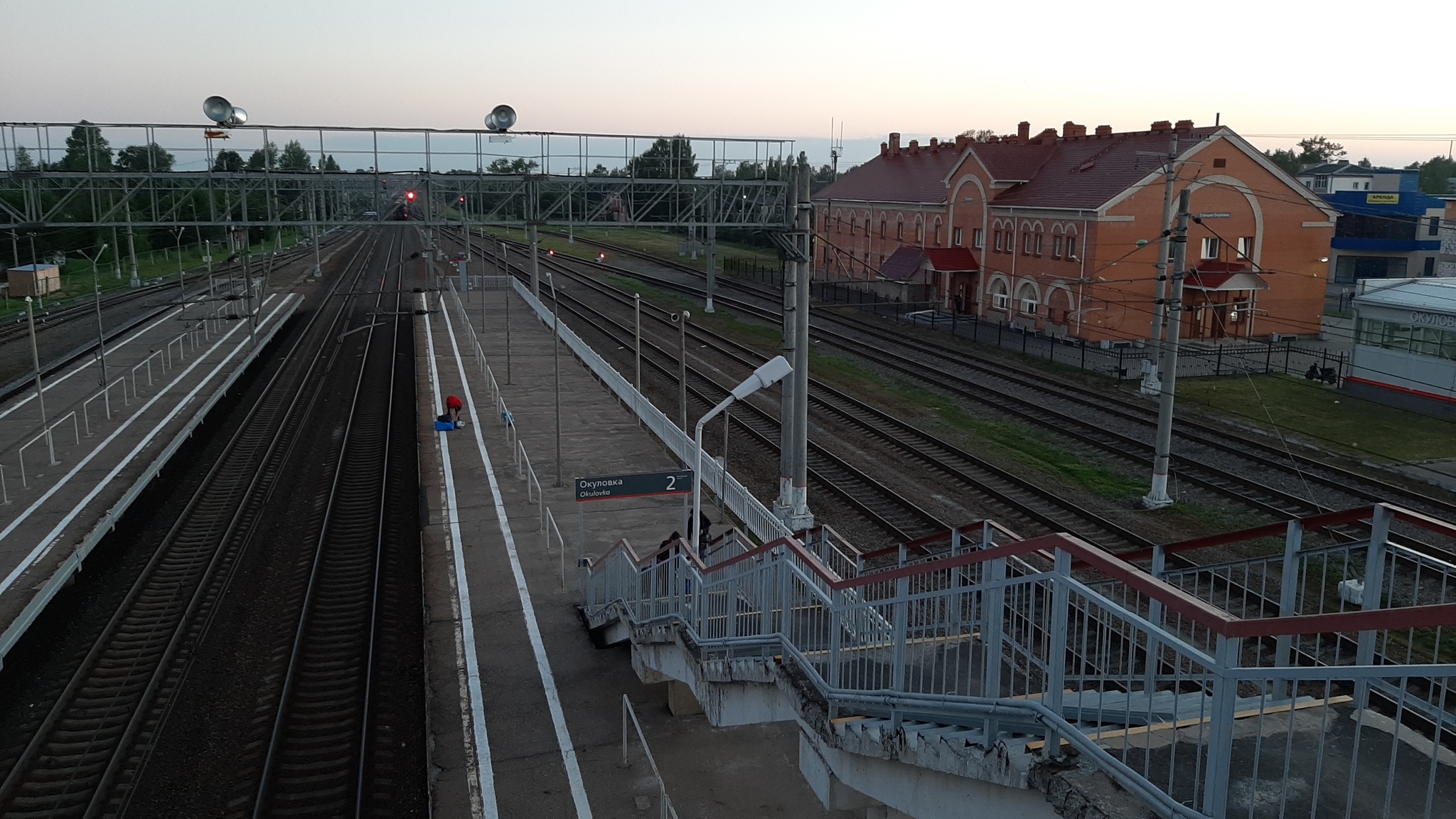 Okulovka railway station at 3 am - My, Russia, Novgorod region, Okulovka, Railway, Oktyabrskaya Railway, Russian Railways