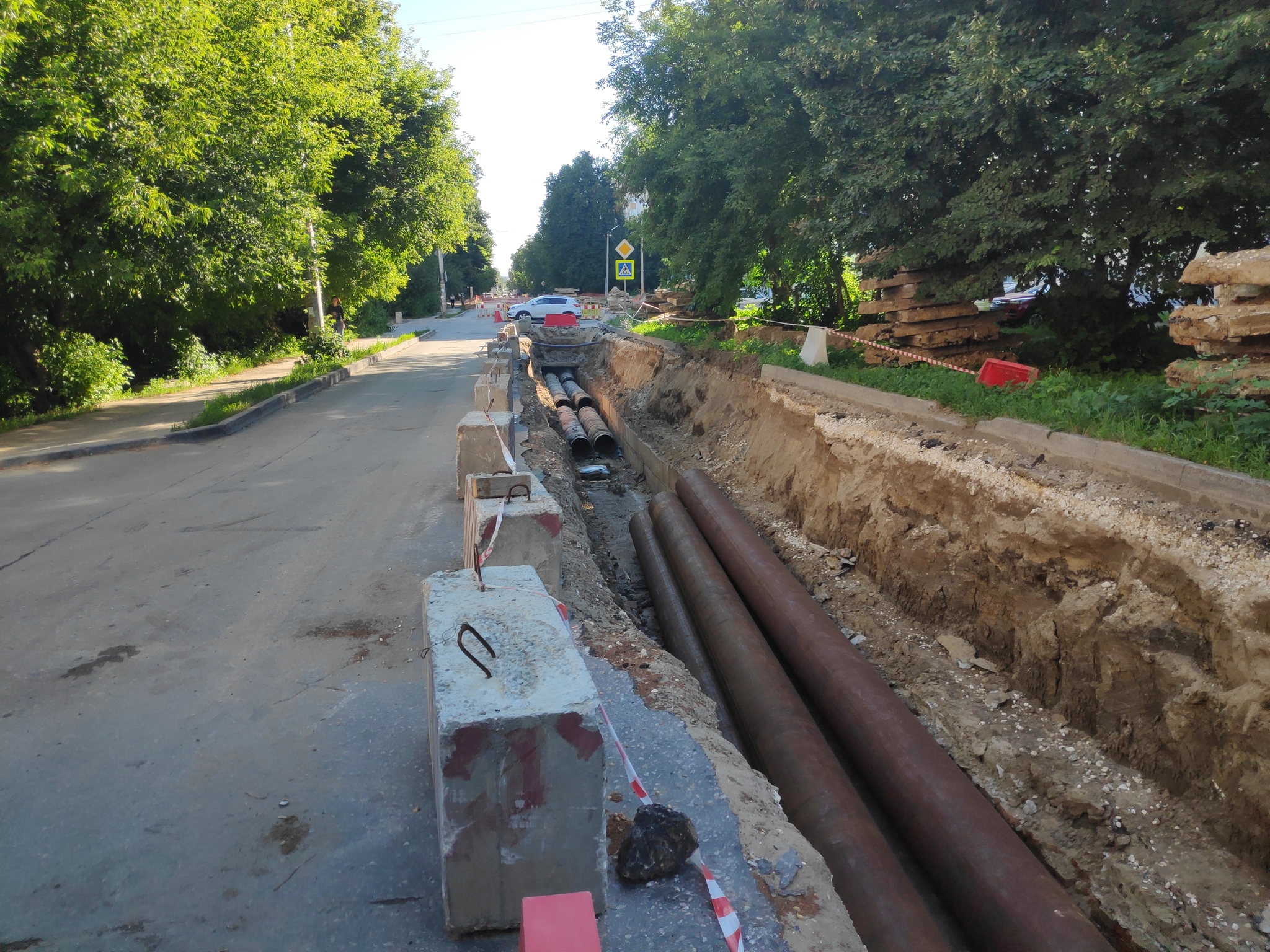 Trenchless technologies - My, Russian roads, Overhaul, Pipe break, Longpost