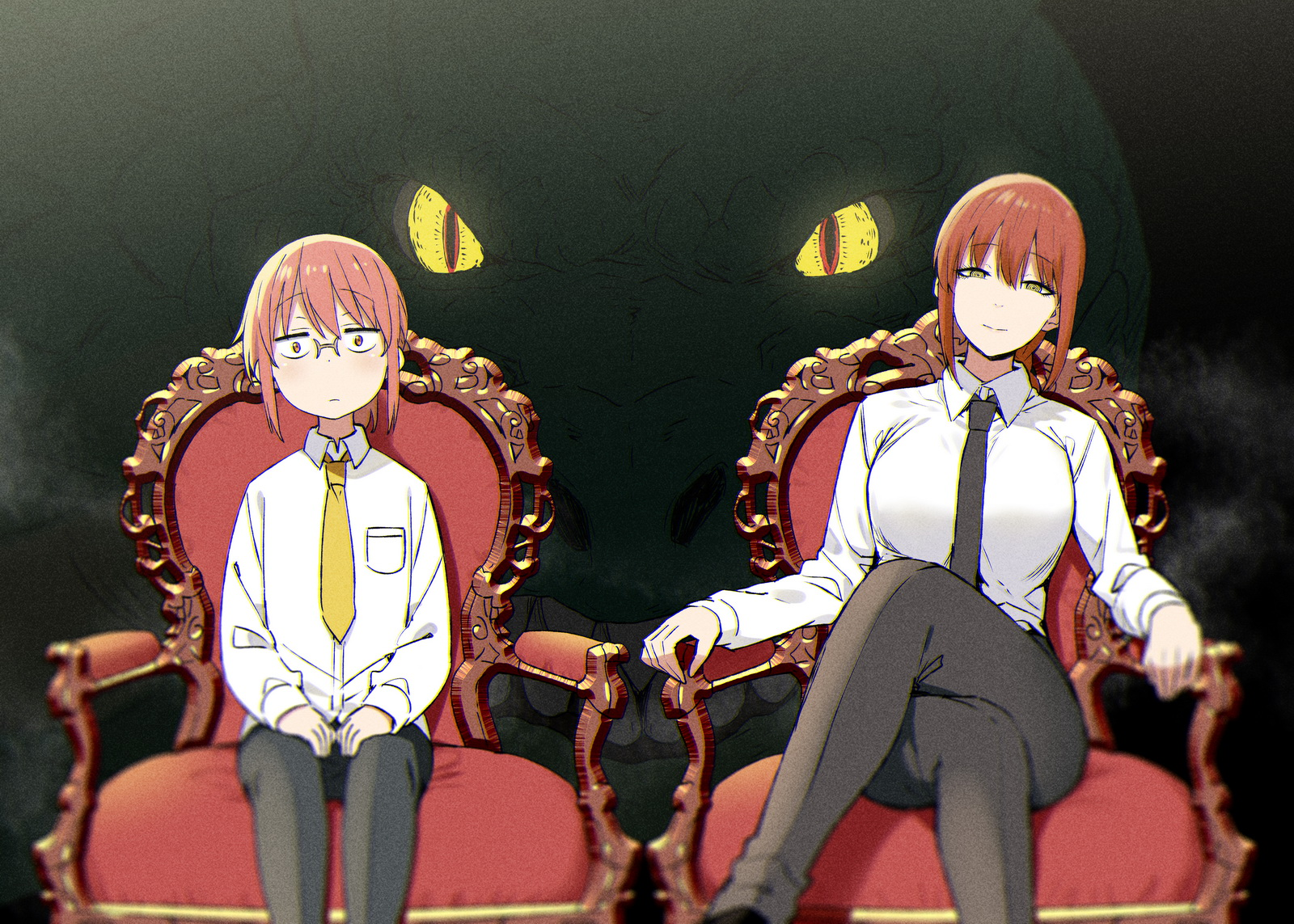 Kobayashi and Makima | Пикабу