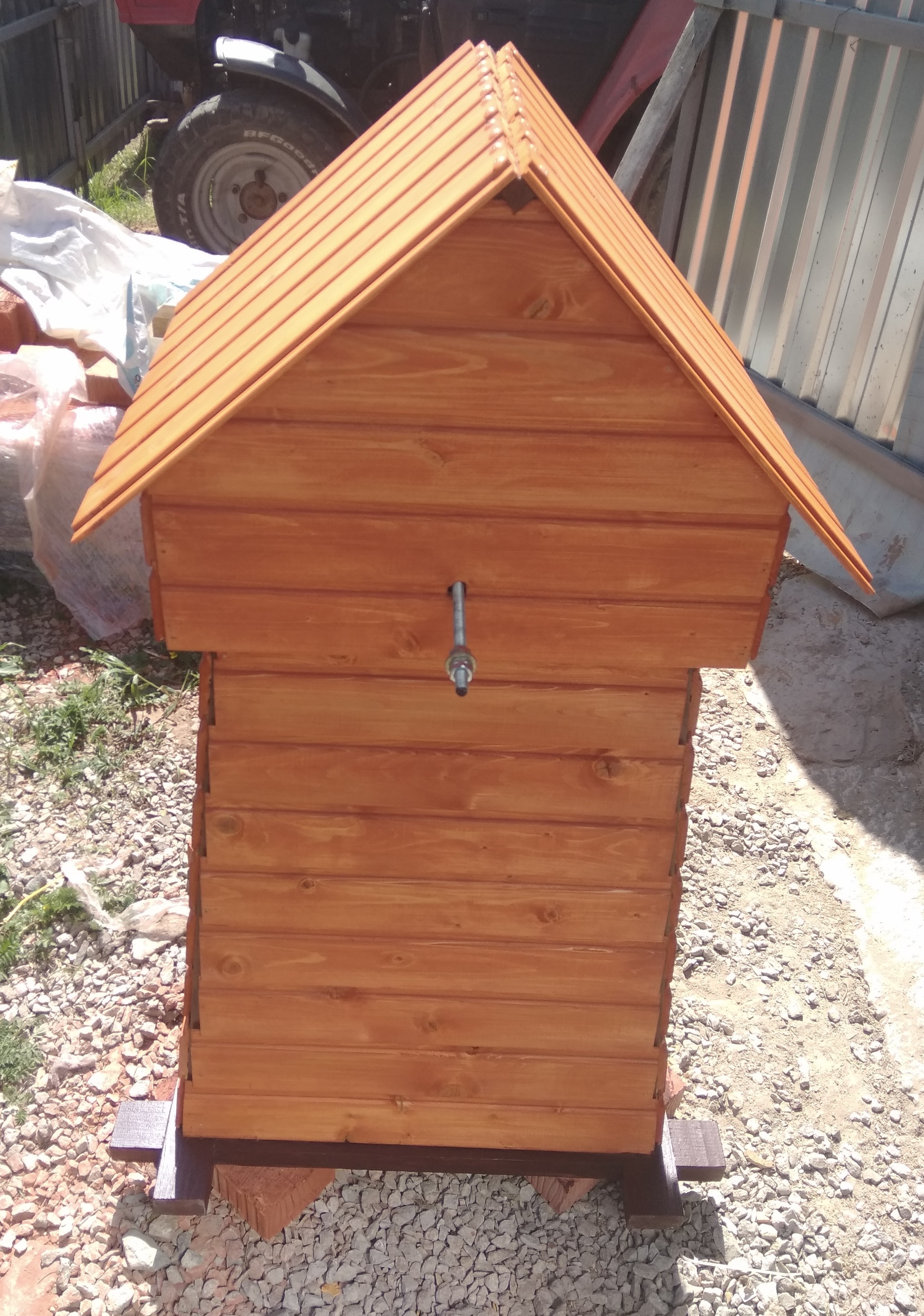 Homemade decorative windmill - My, Decor, Mill, With your own hands, Needlework with process, Friday tag is mine, Longpost