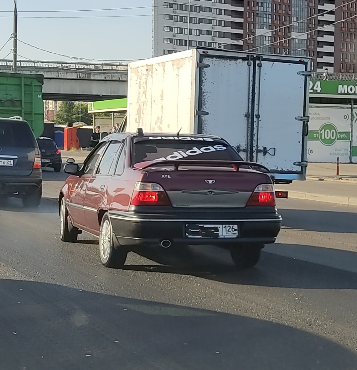 Ауе головного мозга... - Моё, АУЕ, Наклейки на авто, Авто