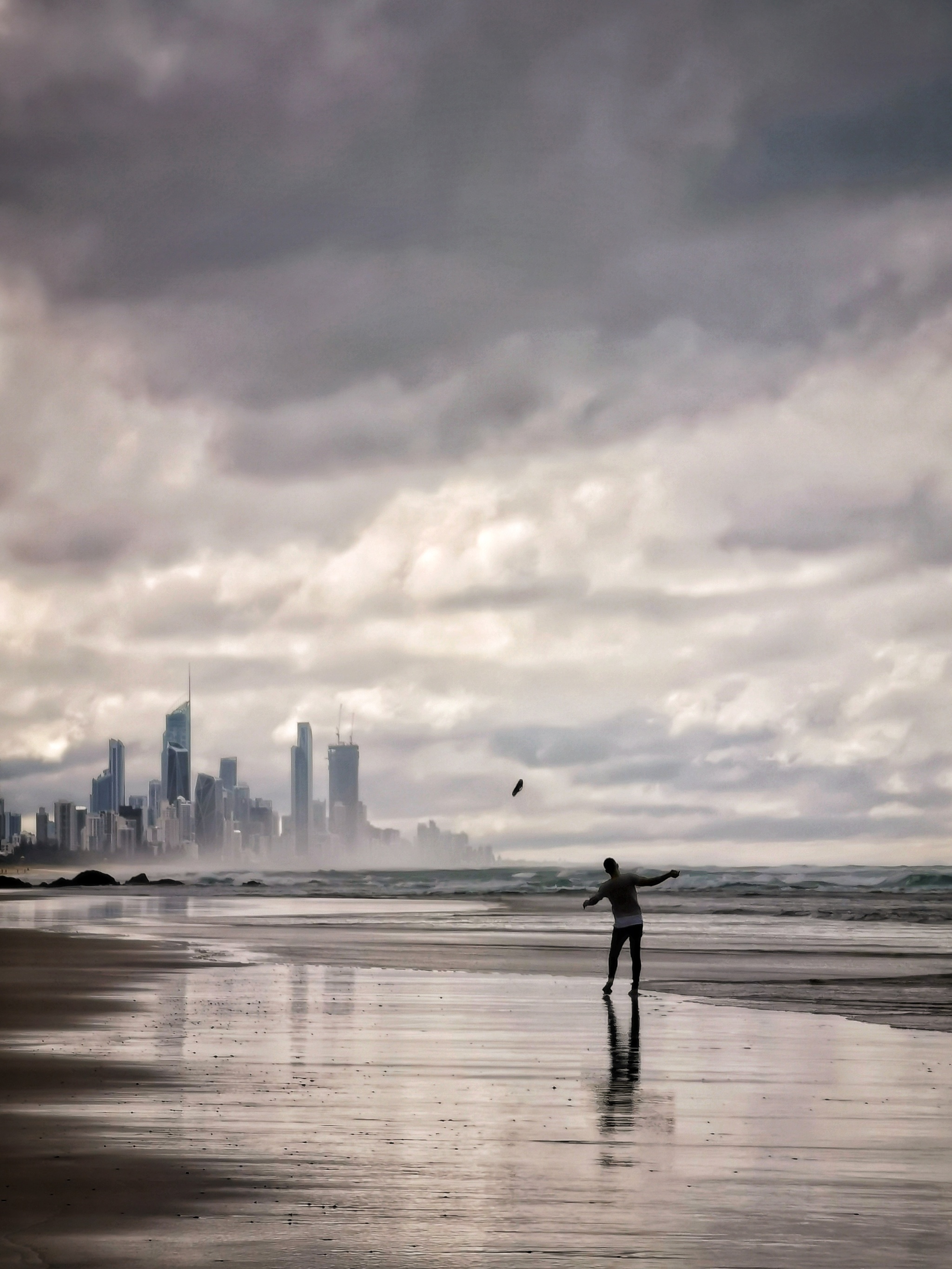 Frisbee - My, Australia, Beach, Sea