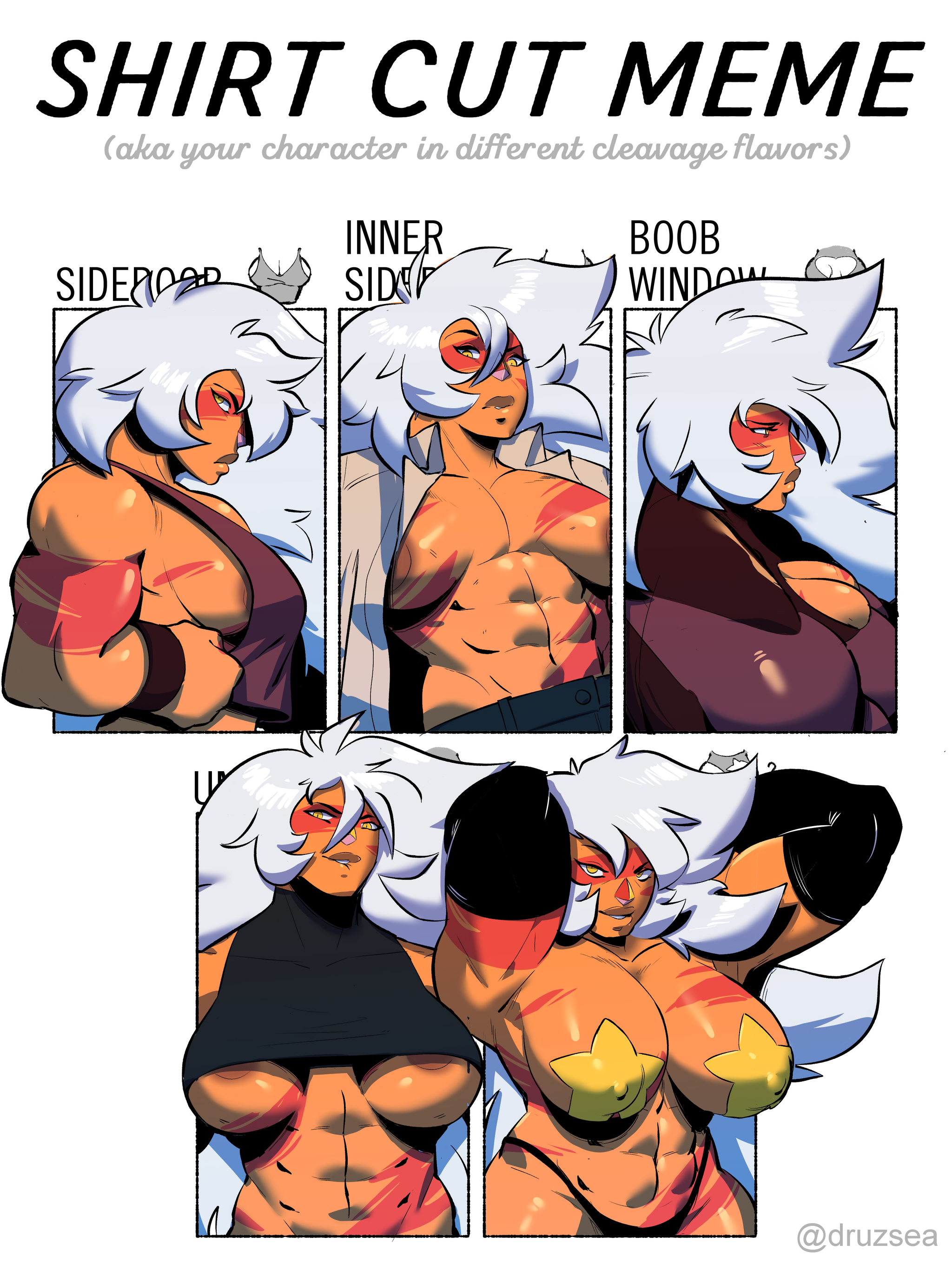 Jasper - NSFW, Muscleart, Strong girl, Sleep-Sleep, Jasper, Hand-drawn erotica, Jasper, Steven universe, Art, , Shirt cut meme, Jayecho