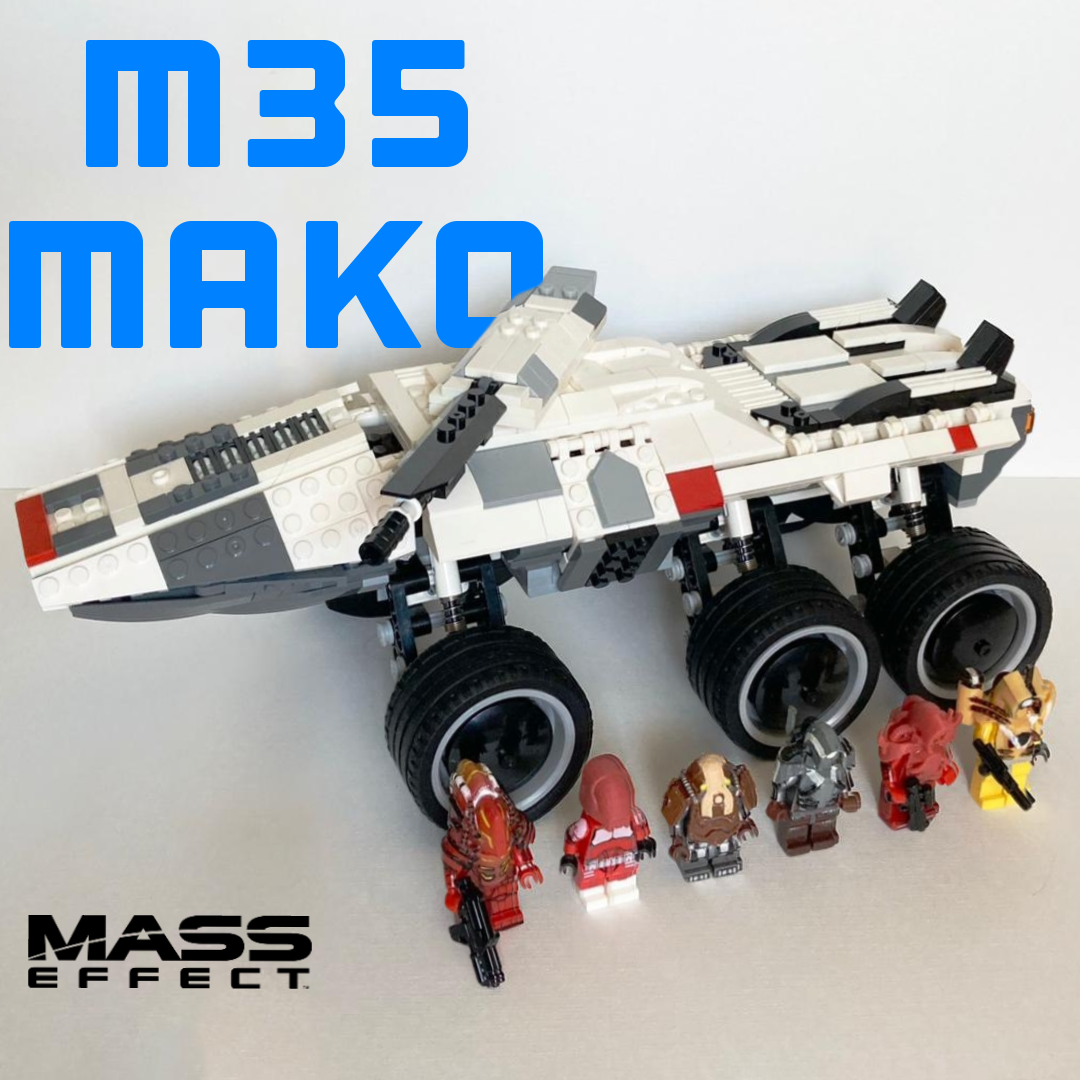 Lego Mass Effect Mako M35 - My, Lego, Mass effect, Games, Constructor, Mako, Tanks, Toys, Longpost