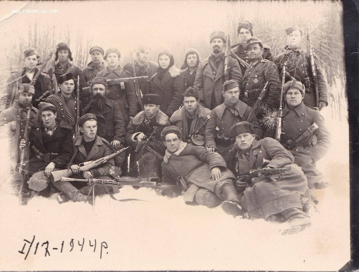 Partisans in captured German uniforms - The Great Patriotic War, Partisans, Longpost