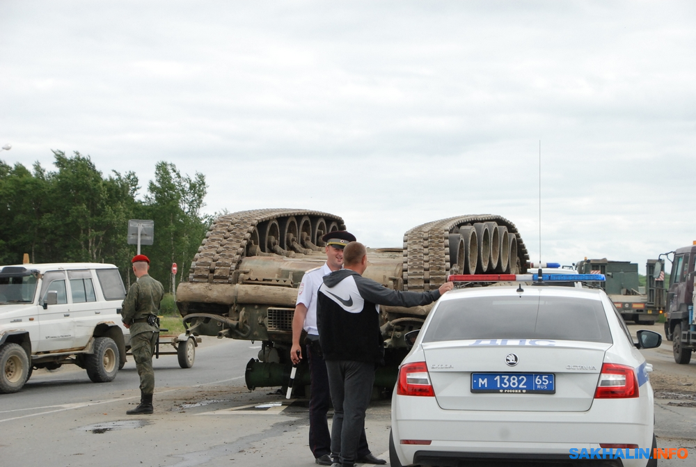 A tank was dropped on Sakhalin) - news, Army, Tanks, Longpost, Sakhalin