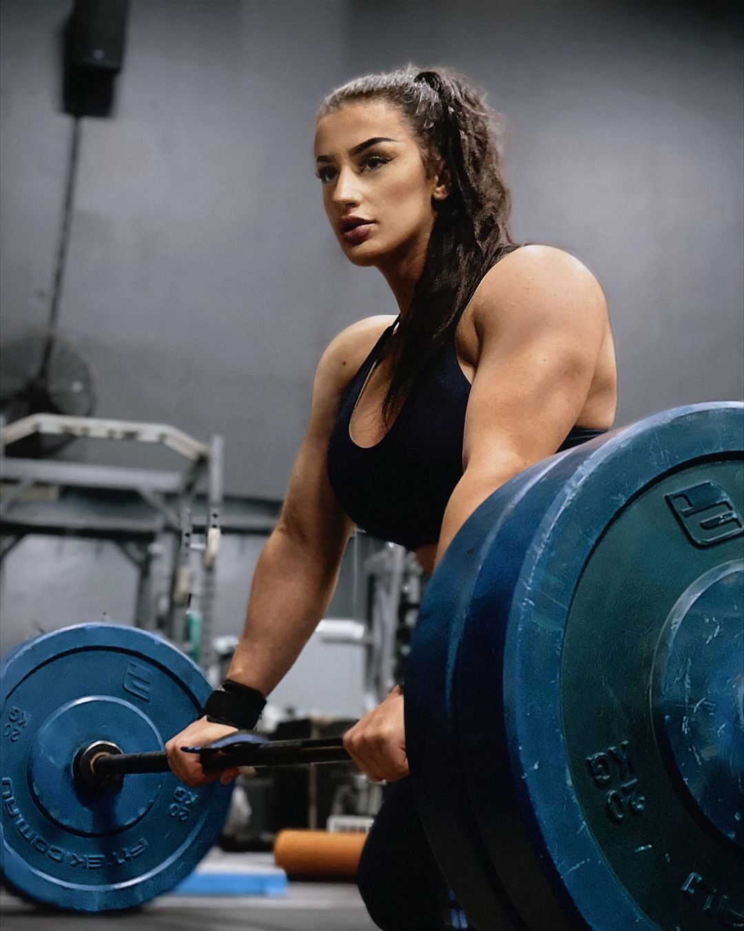 Kiki Vhyce (kikivhyce) - NSFW, Kiki Vhyce, Strong girl, Girls, The photo, Sports girls, Body-building, Bodybuilders, Longpost